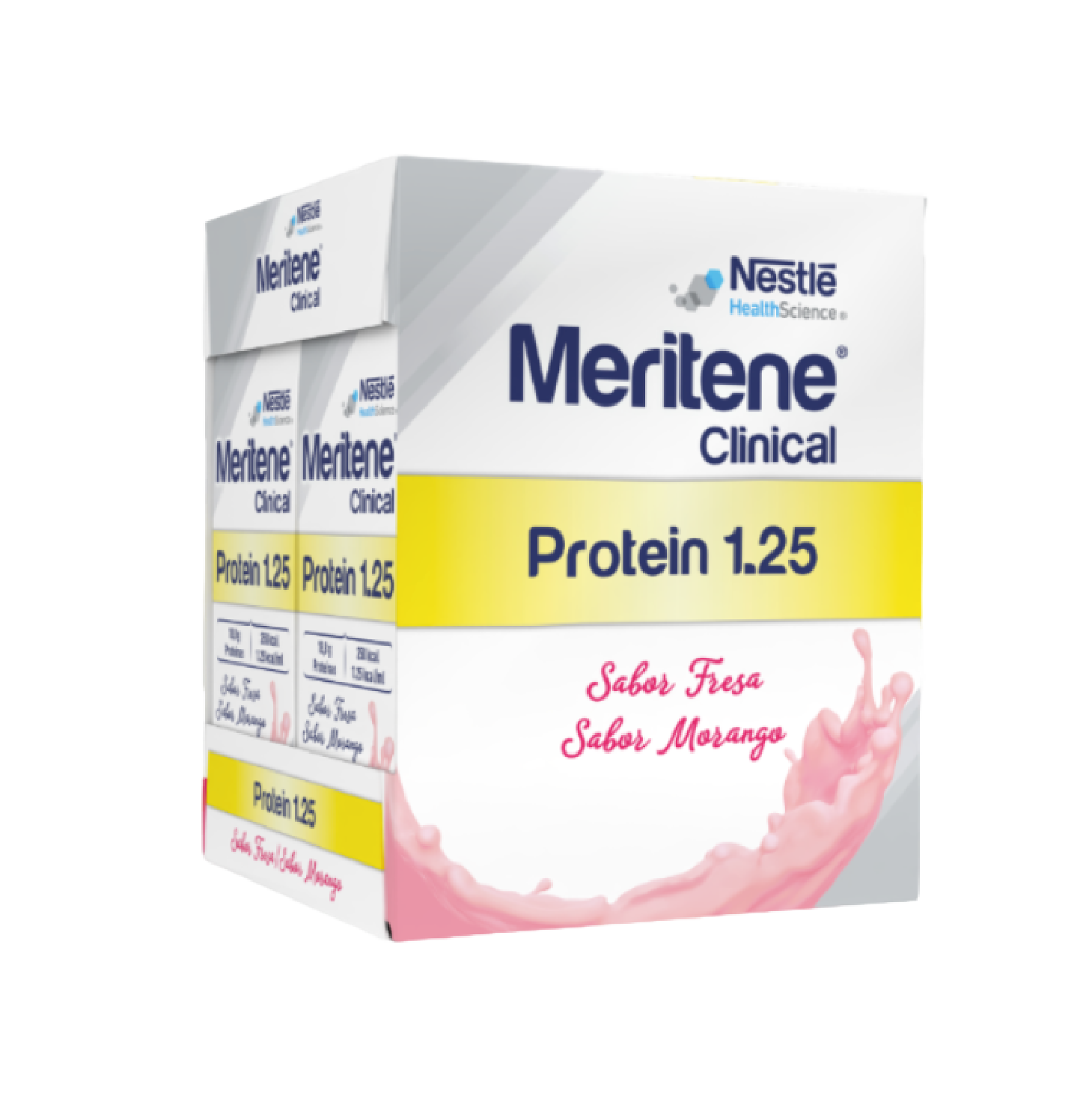 Meritene Clinical Protein 1.25  Morango 200ml x4 Unidades
