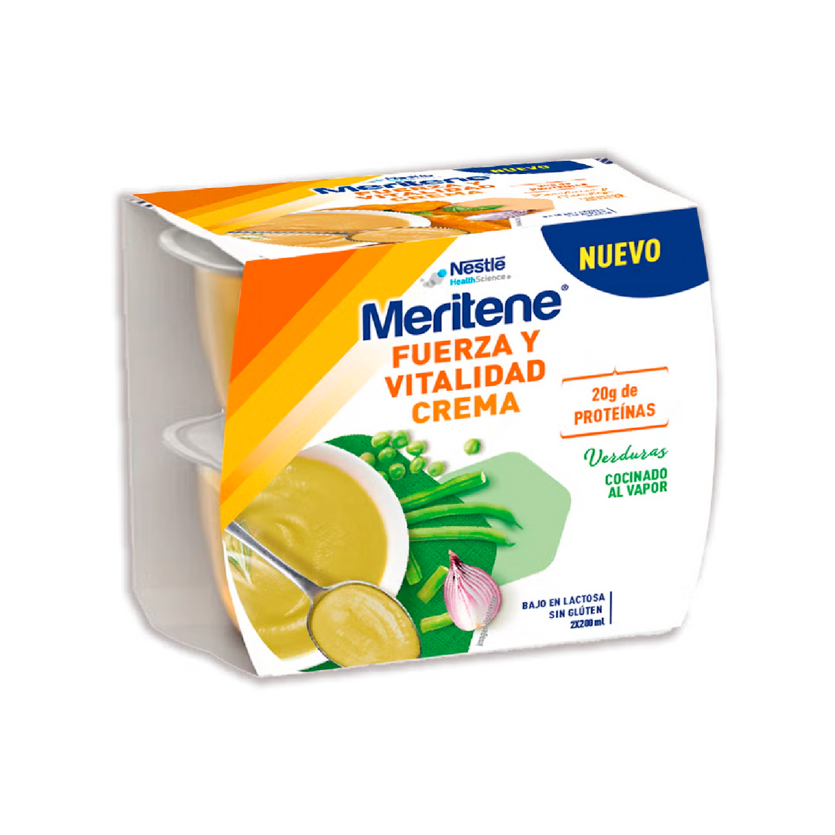 Meritene Força Vitalidade Puré de Legumes 200ml x2