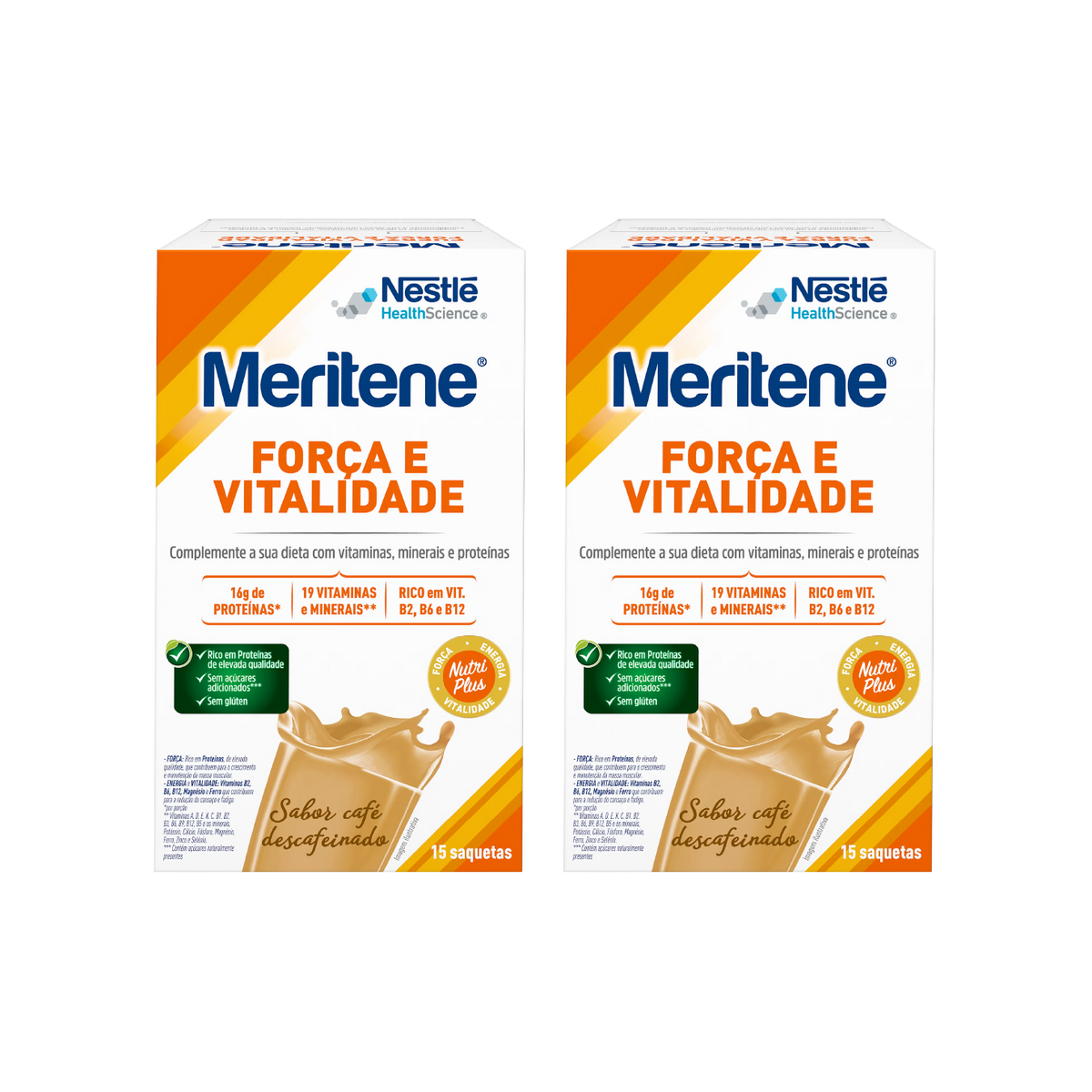 Meritene Força Vitalidade Café 15  Saquetas x2