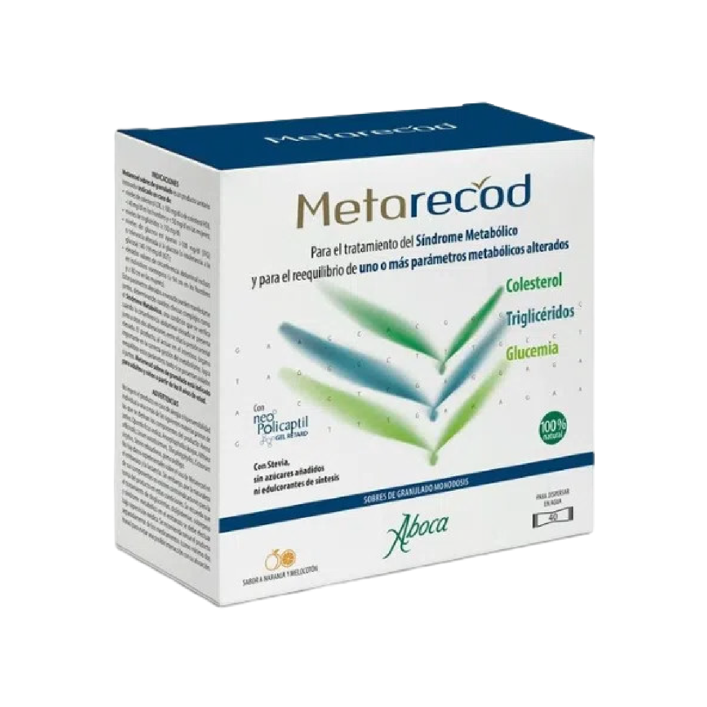 Metarecod Granolado Laranja/Pessêgo 2,5G x40 Saquetas