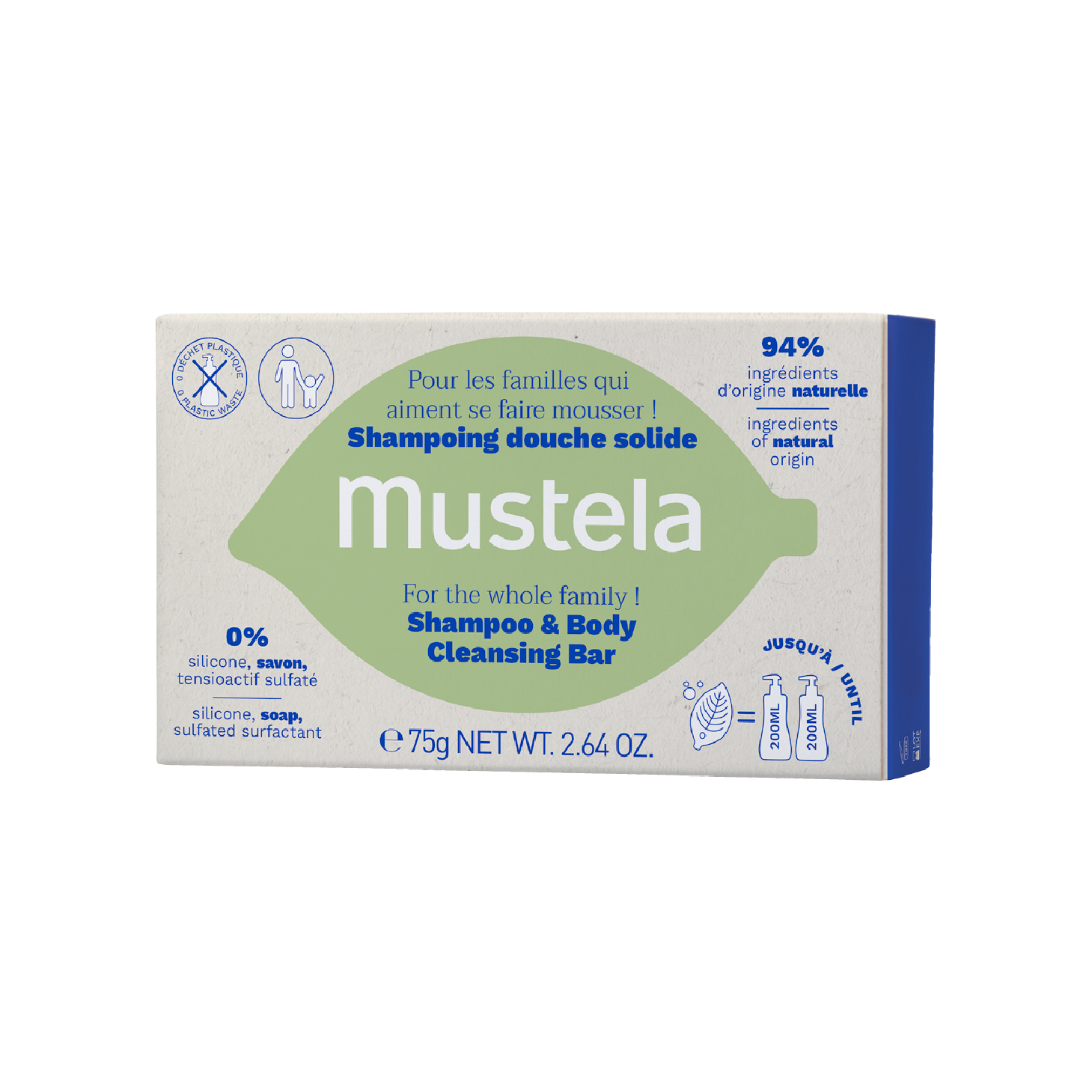 Mustela Champô Sólido 75g