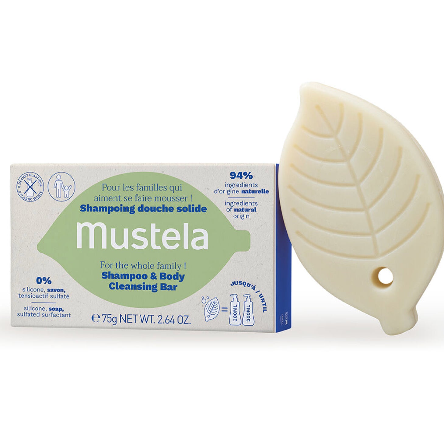 Mustela Champô Sólido 75g