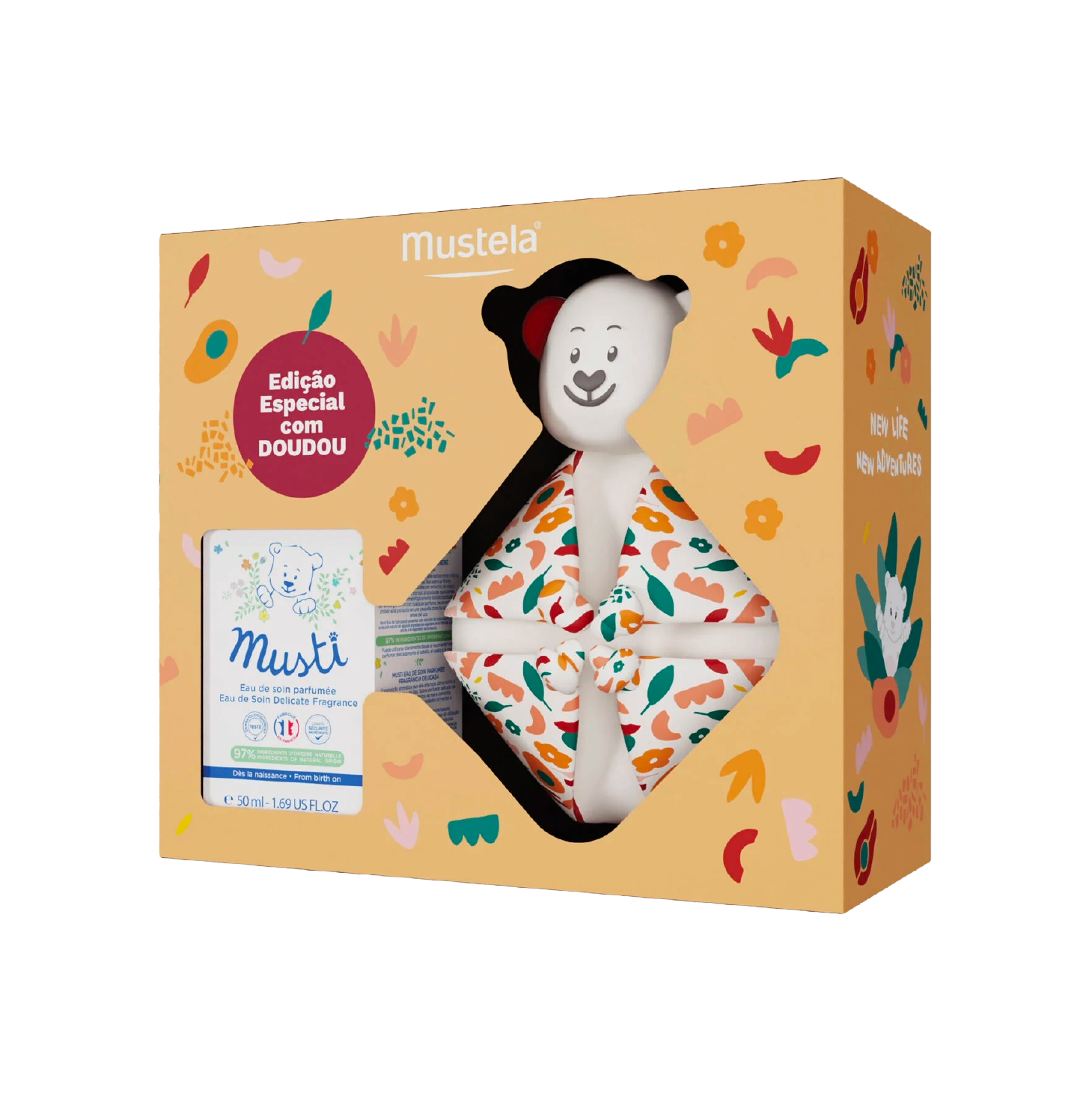 Mustela Coffret Eau Soin Musti + Doudou