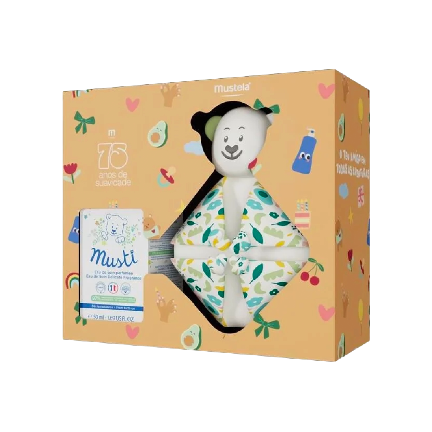 Mustela Coffret Eau Soin Musti + Doudou