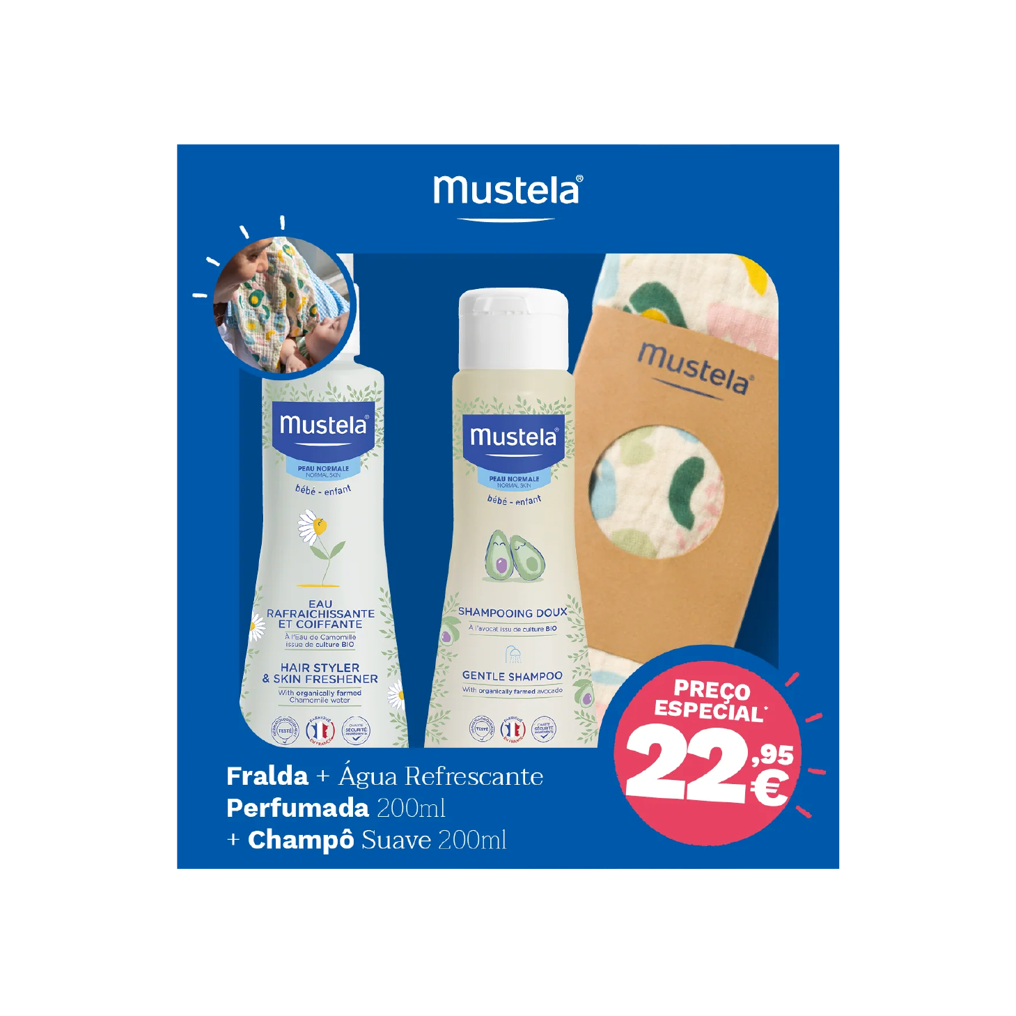 Mustela Kit Fralda Festa do Bebé