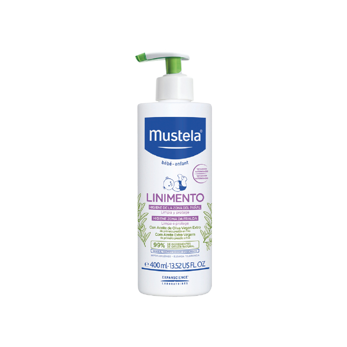Mustela Linimento Zona da Fralda 400ml
