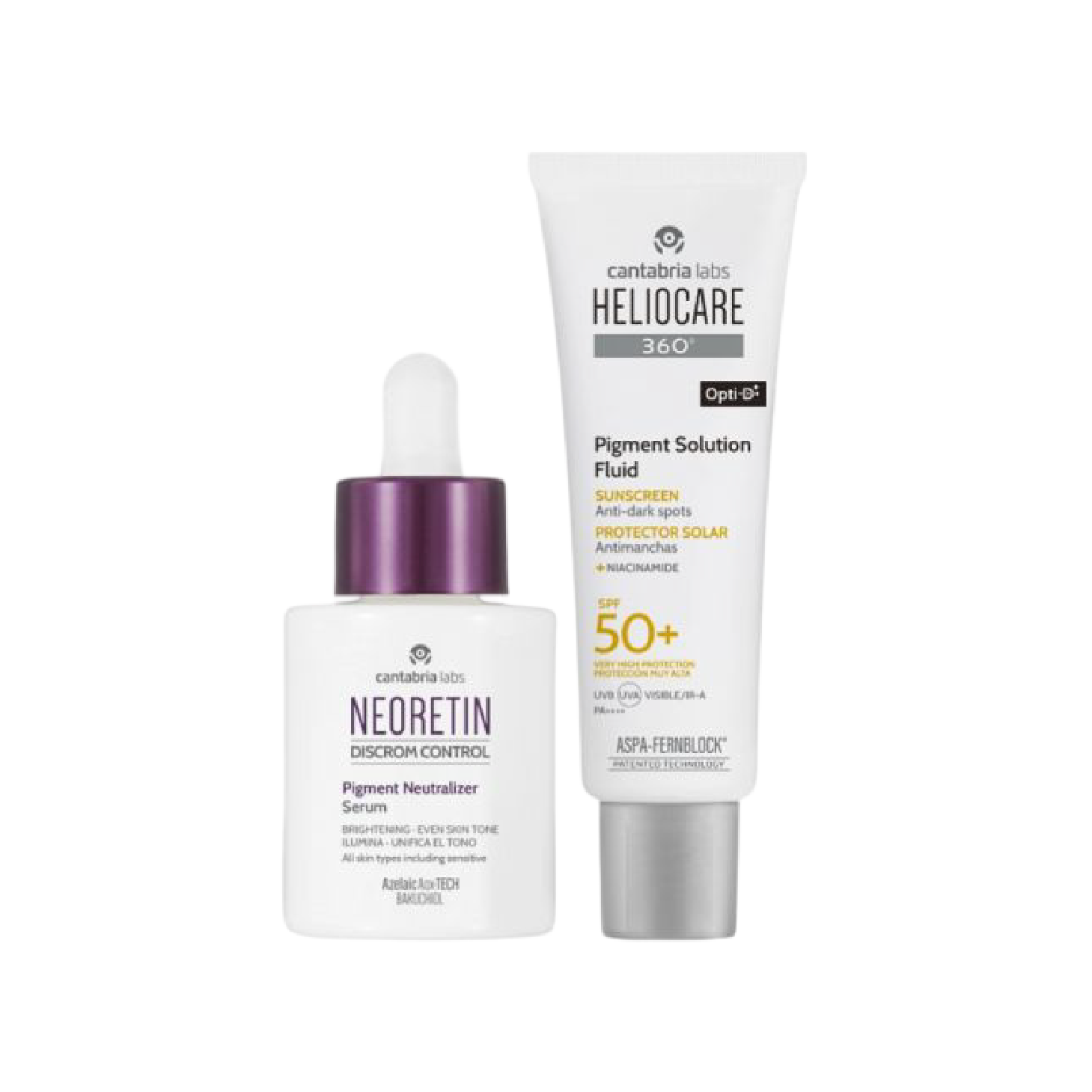 Neoretin Pigment Sérum 30ml + Heliocare Pigment Fluido SPF 50 50ml