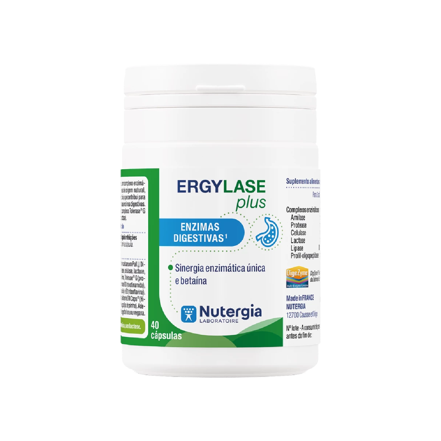 Nutergia Ergylase Plus 40 Cápsulas