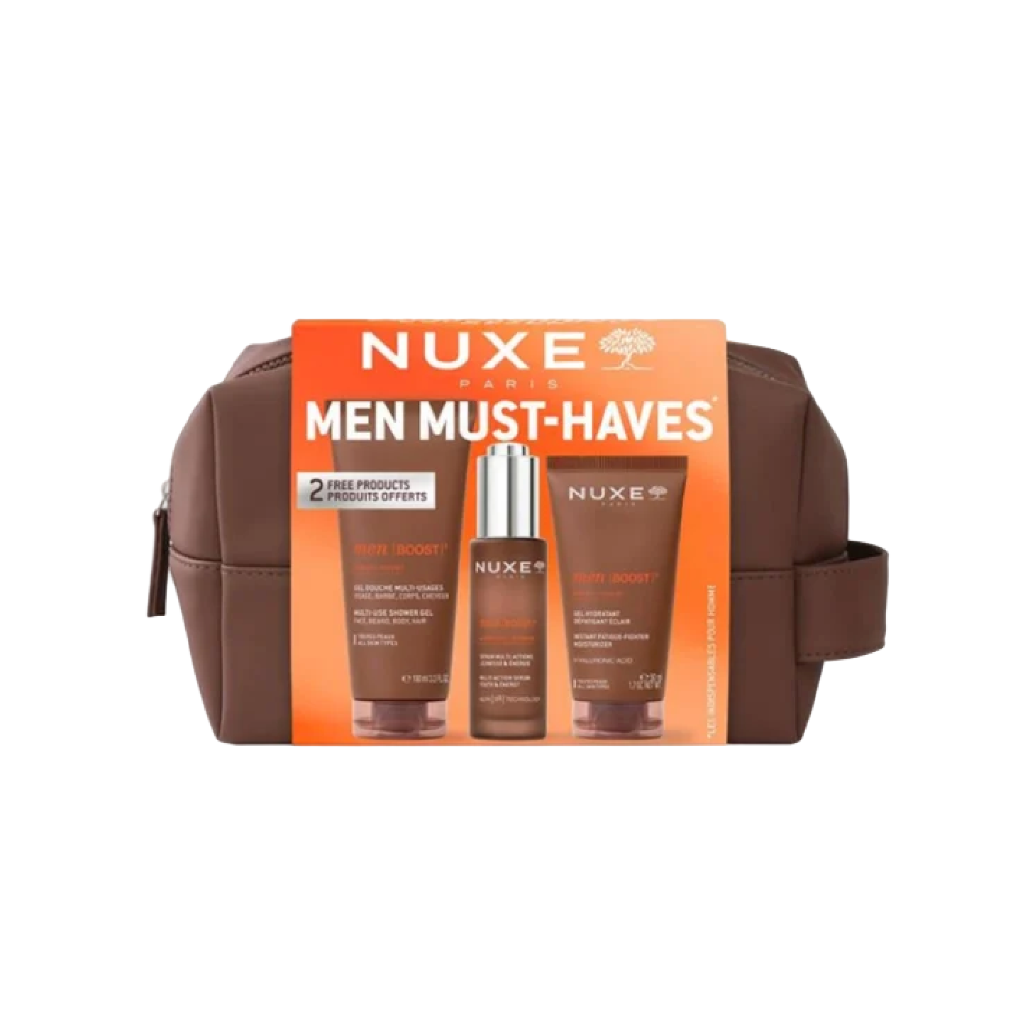 Nuxe Men Boost Essenciais + Bolsa