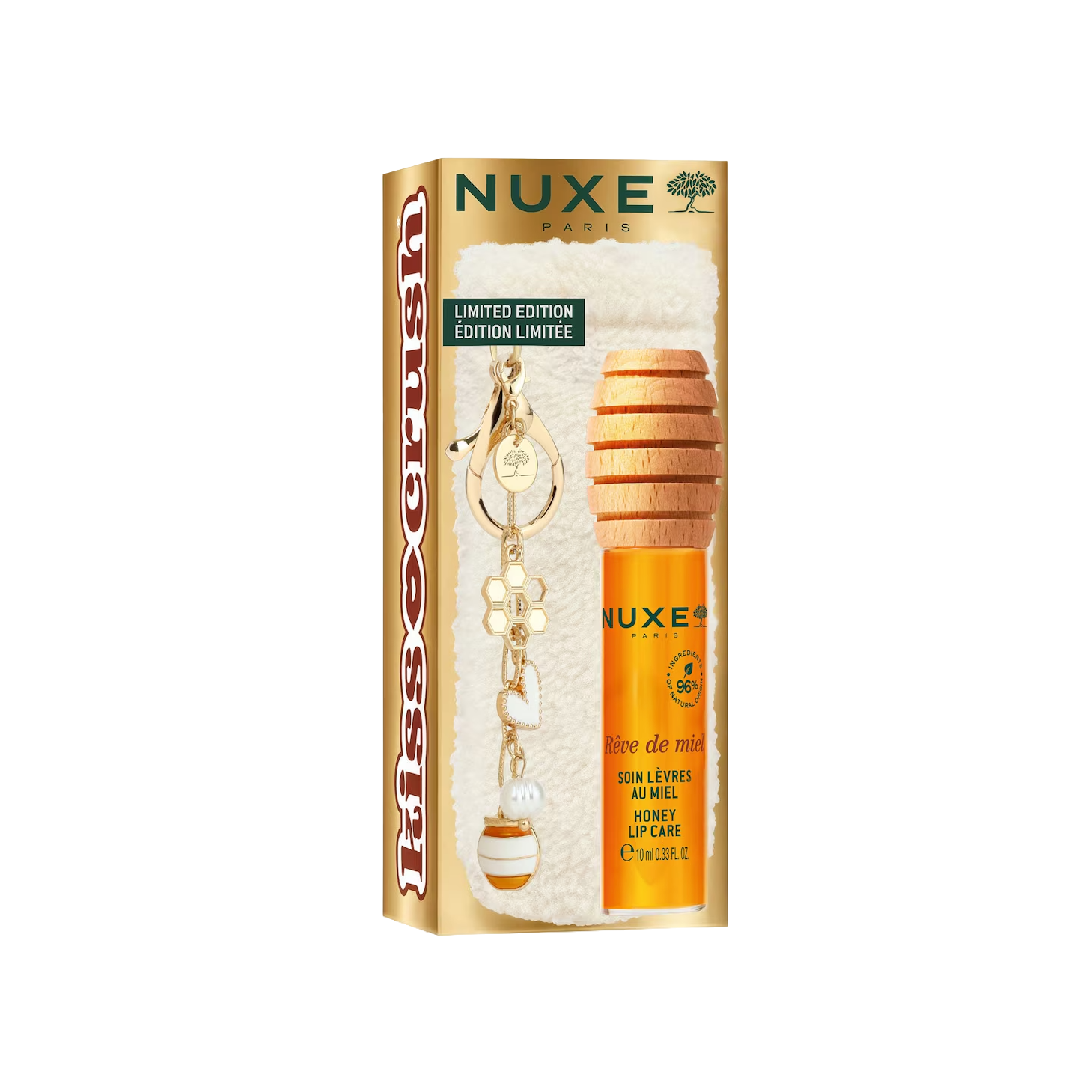 Nuxe Rêve de Mel Cuidado Hidratante Labial 10ml + Bolsa