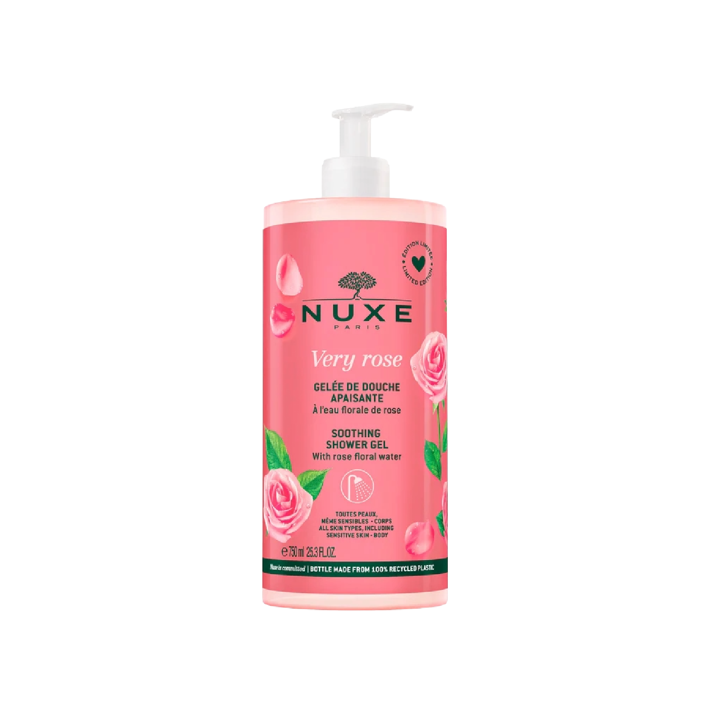 Nuxe Very Rose Gel Banho 750ml