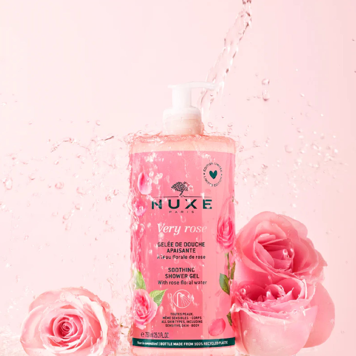 Nuxe Very Rose Gel Banho 750ml