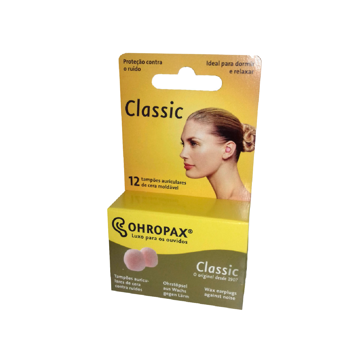 Ohropax Classic Tampões Auricular Cera x12