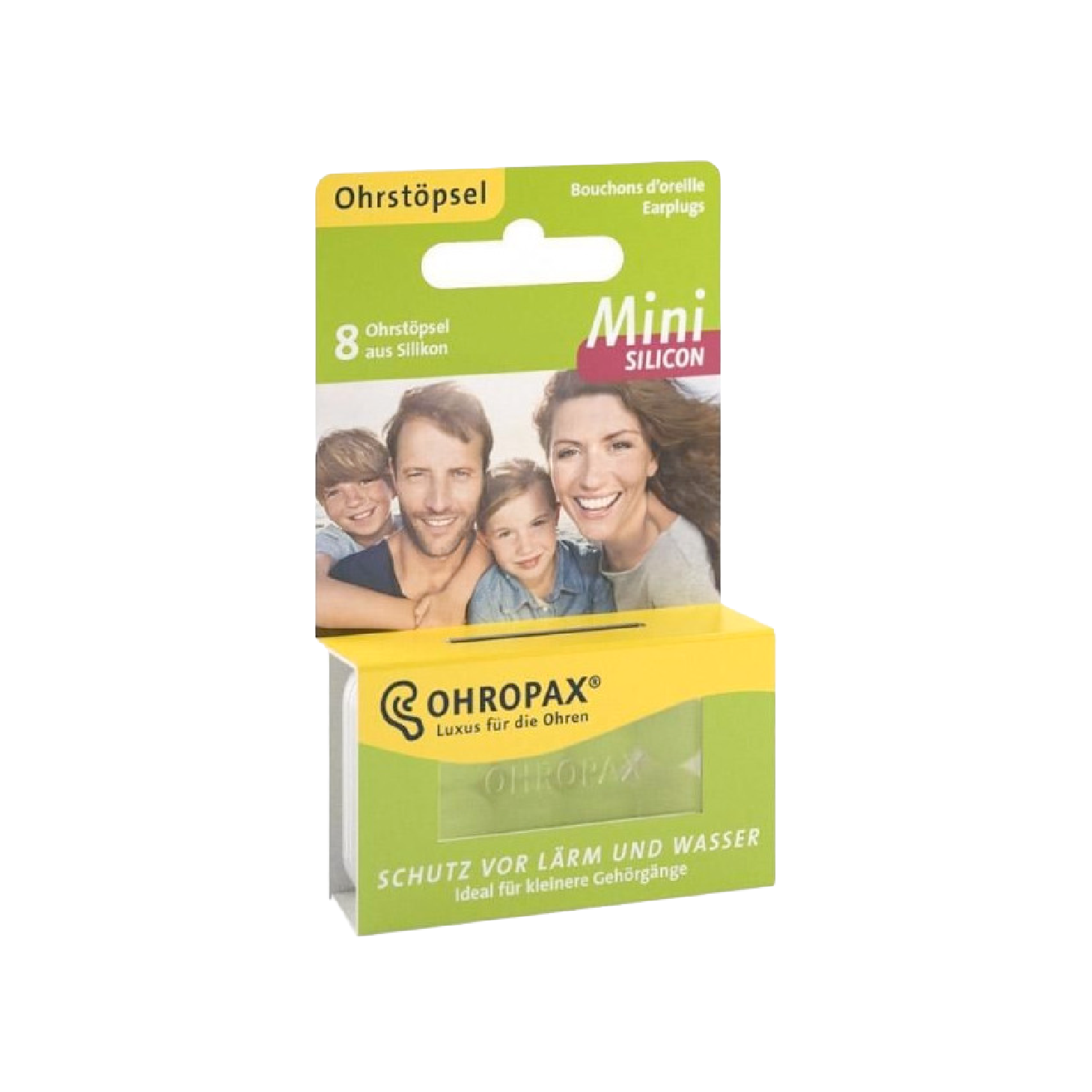 Ohropax Tampões Auriculares Mini de Silicone x8 Unidades