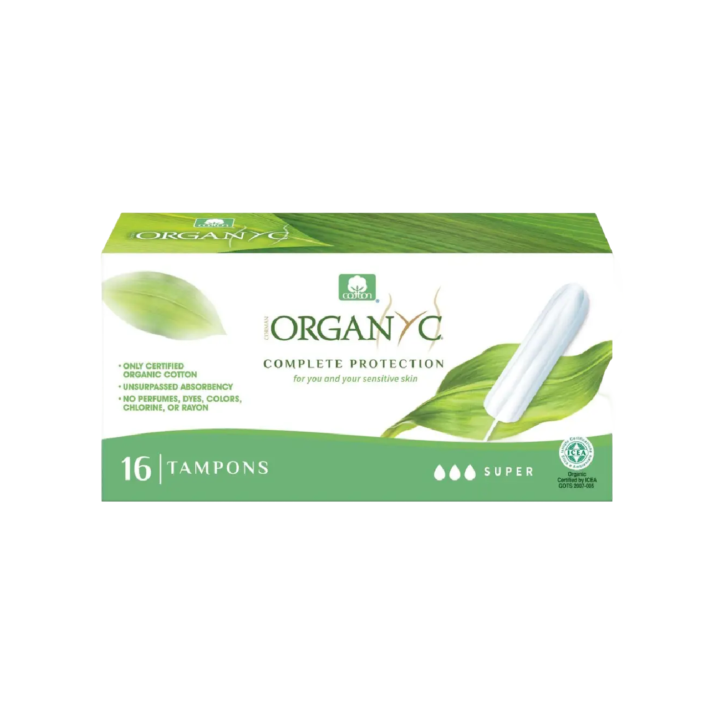 Organyc Tampão Super x16