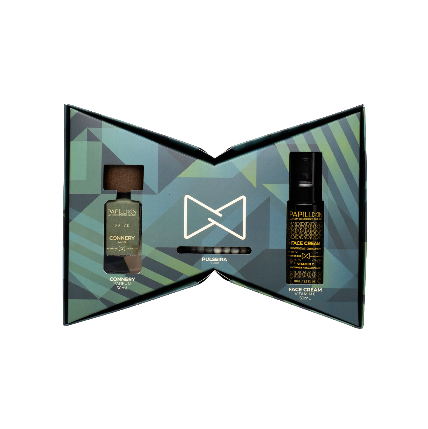 Papillon Coffret Piccadilly Connery Parfum 30ml + Creme Vitamina C 50ml
