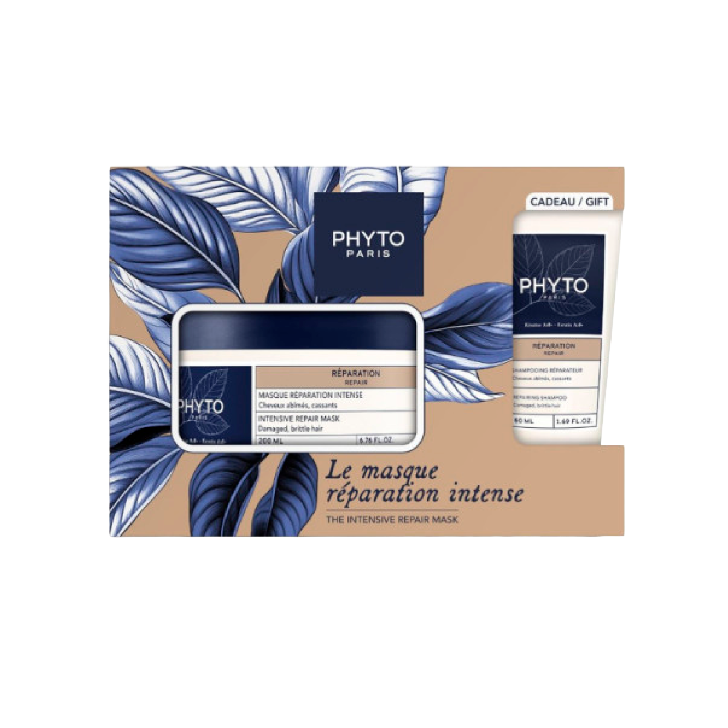 Coffret Phyto Reparação Máscara 200ml + Champô 50ml