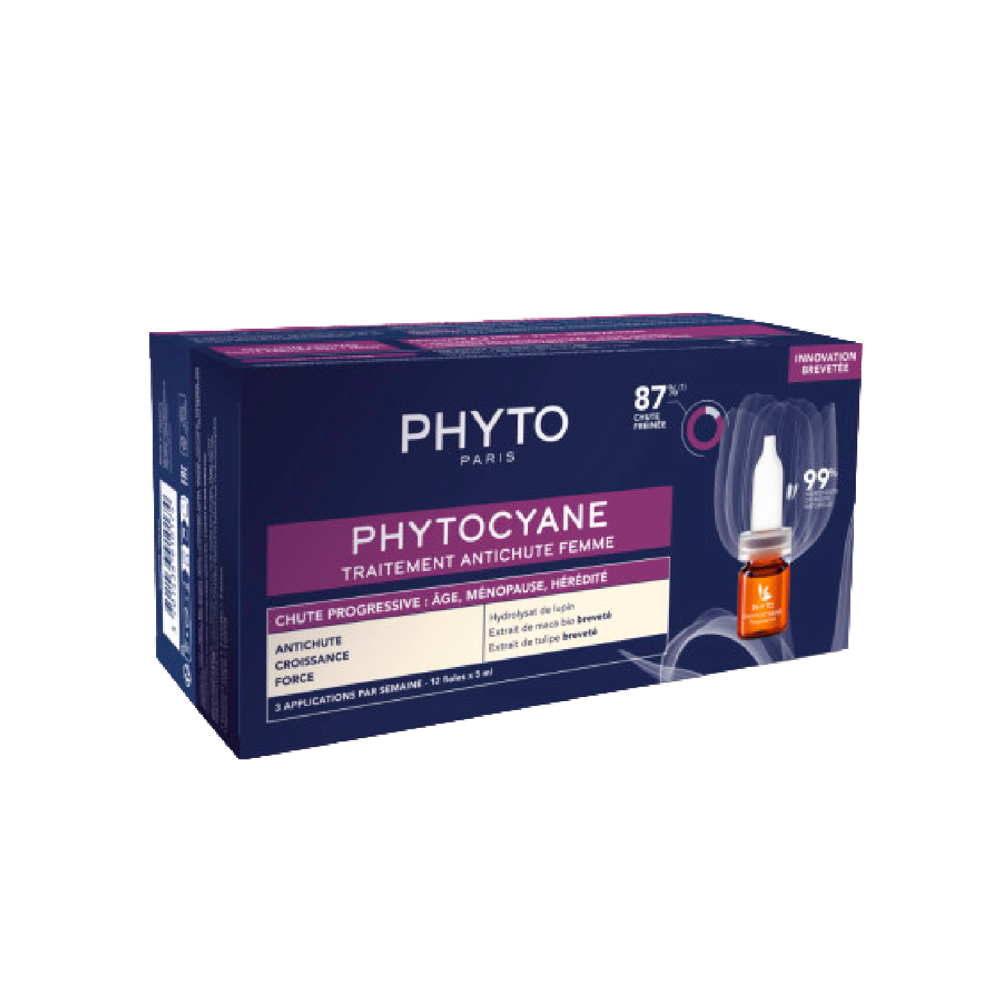 Phytocyane Antiqueda Progressiva Mulher 5ml x12 Ampolas
