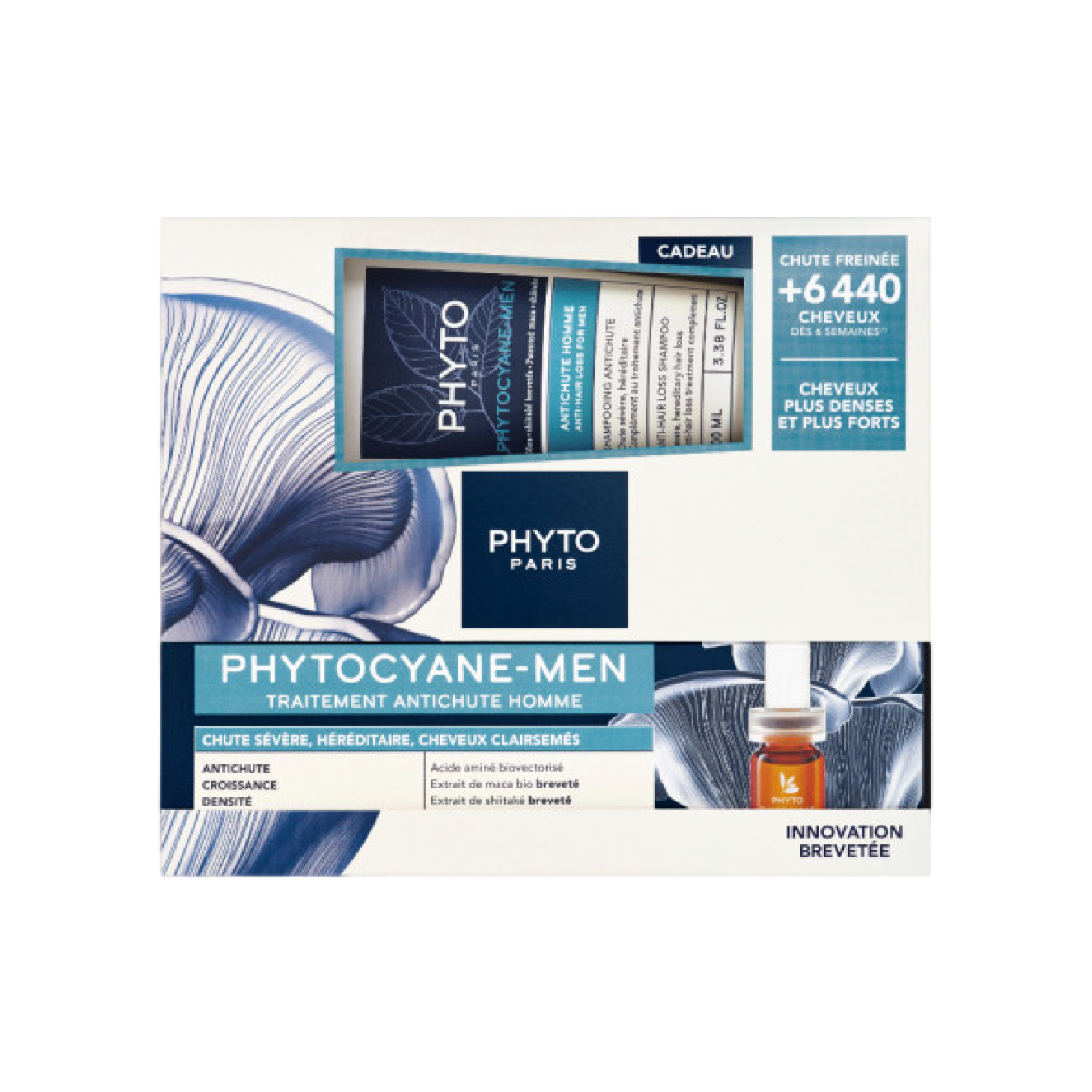 Phytocyane Homem Queda Progressiva 3,5ml x12 + Champô 100ml