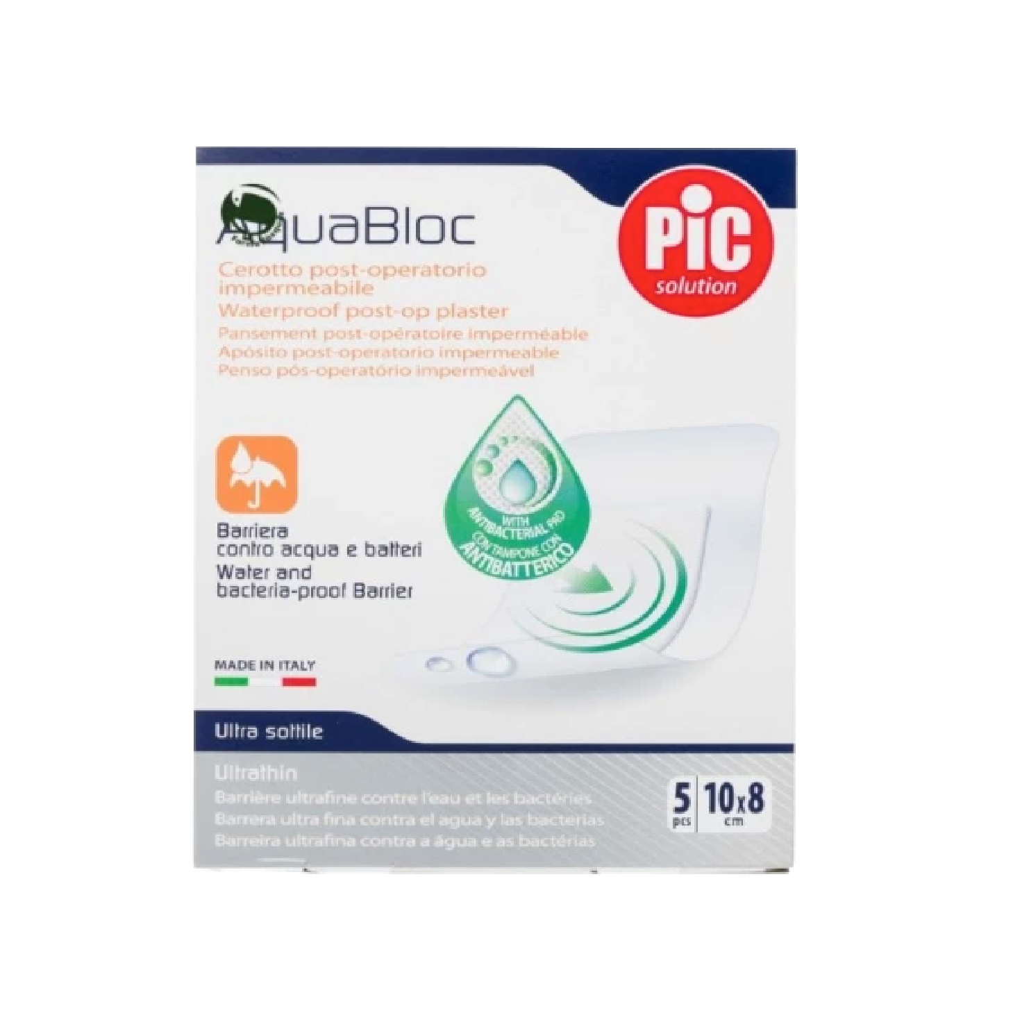 Pic Solution AquaBloc Penso Esterilizado 10x8cm x5 Unidades