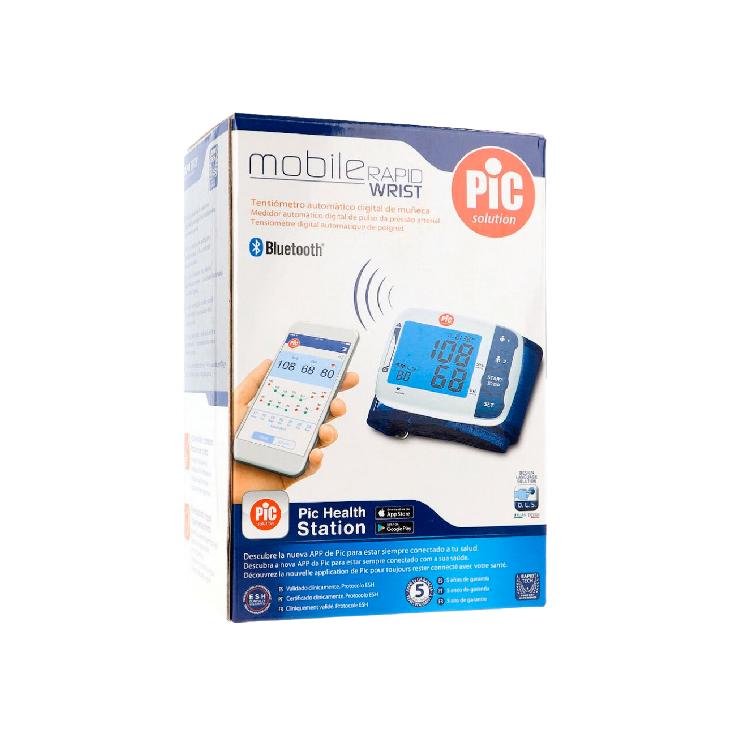 Pic Solution Mobile Rapid Wrist Tensiómetro de Pulso