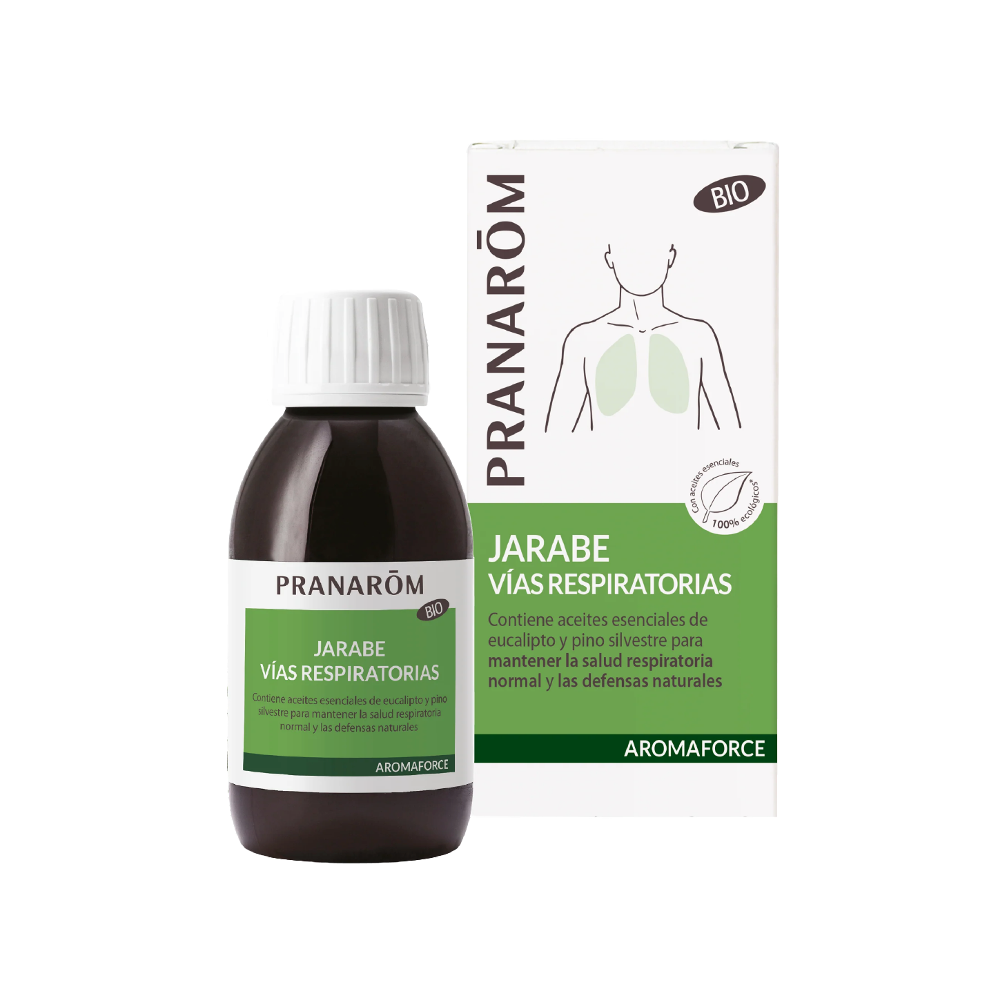 Pranarôm Aromaforce Xarope Vias Respiratórias Bio 150ml