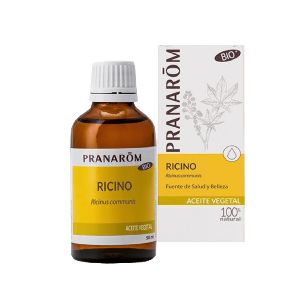 Pranarôm Óleo Vegetal Ricino Bio 50ml