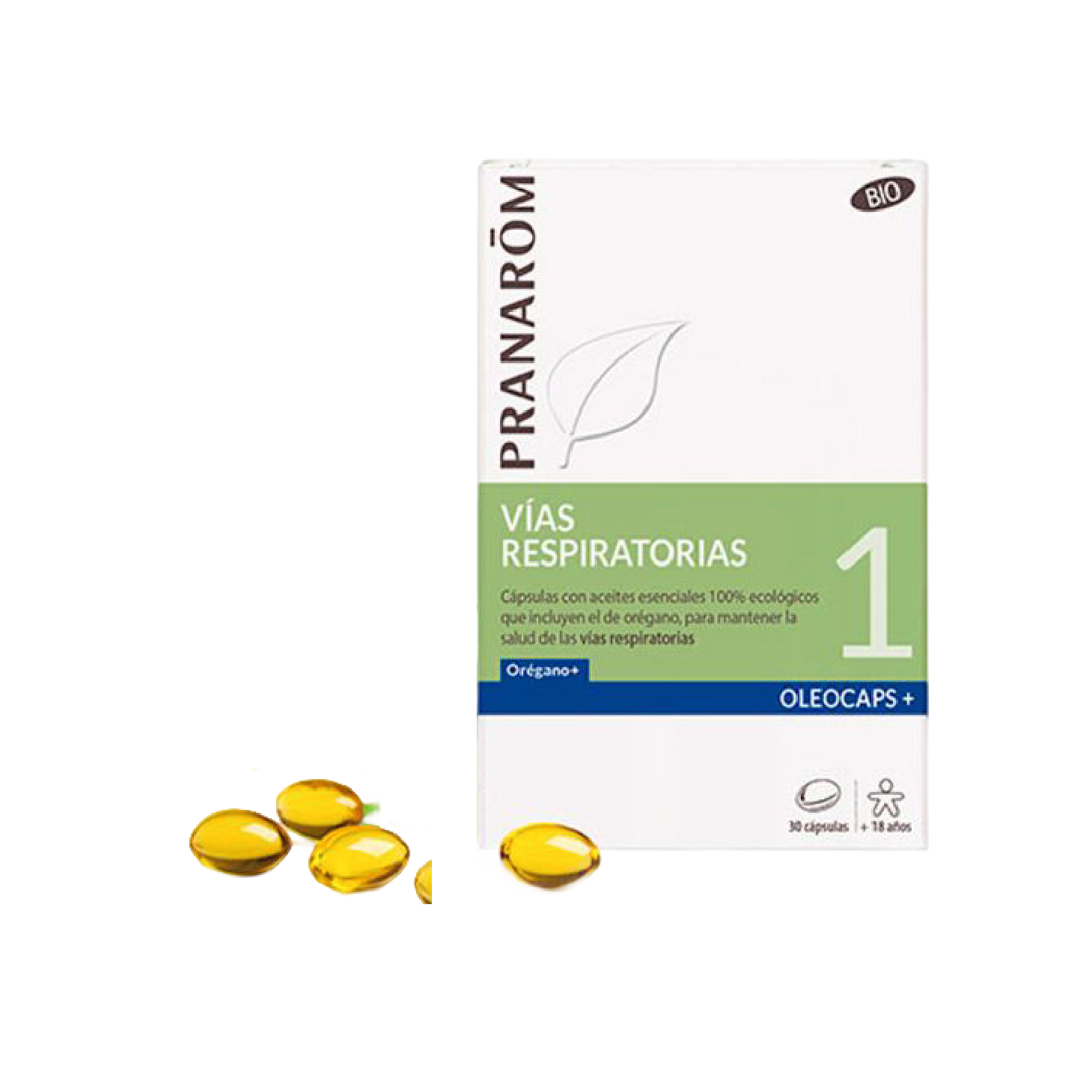 Pranarôm Oleocaps+ 1  Vias Respiratórias x30