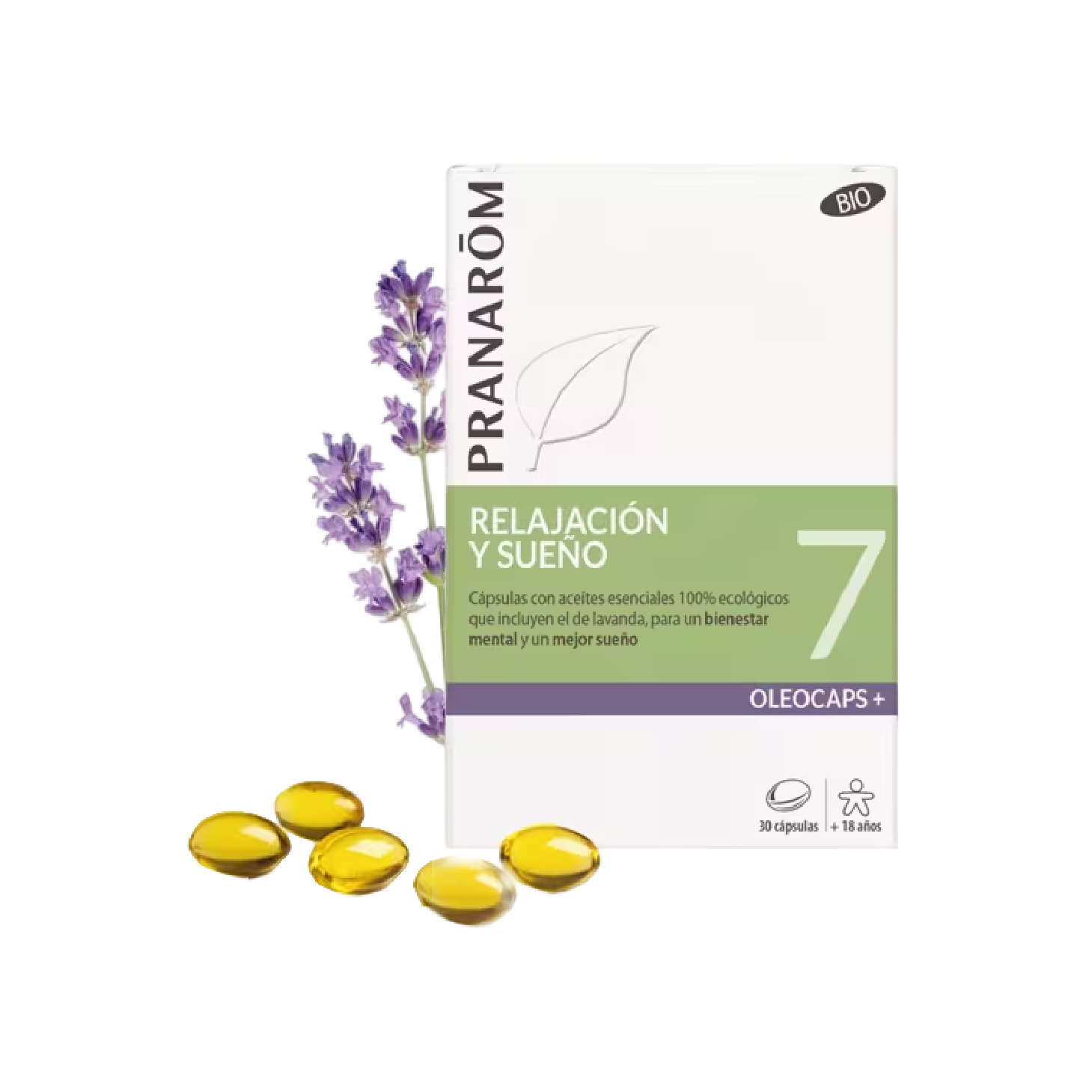 Pranarôm Oleocaps +7 Relaxamento Sono Cápsulas x30