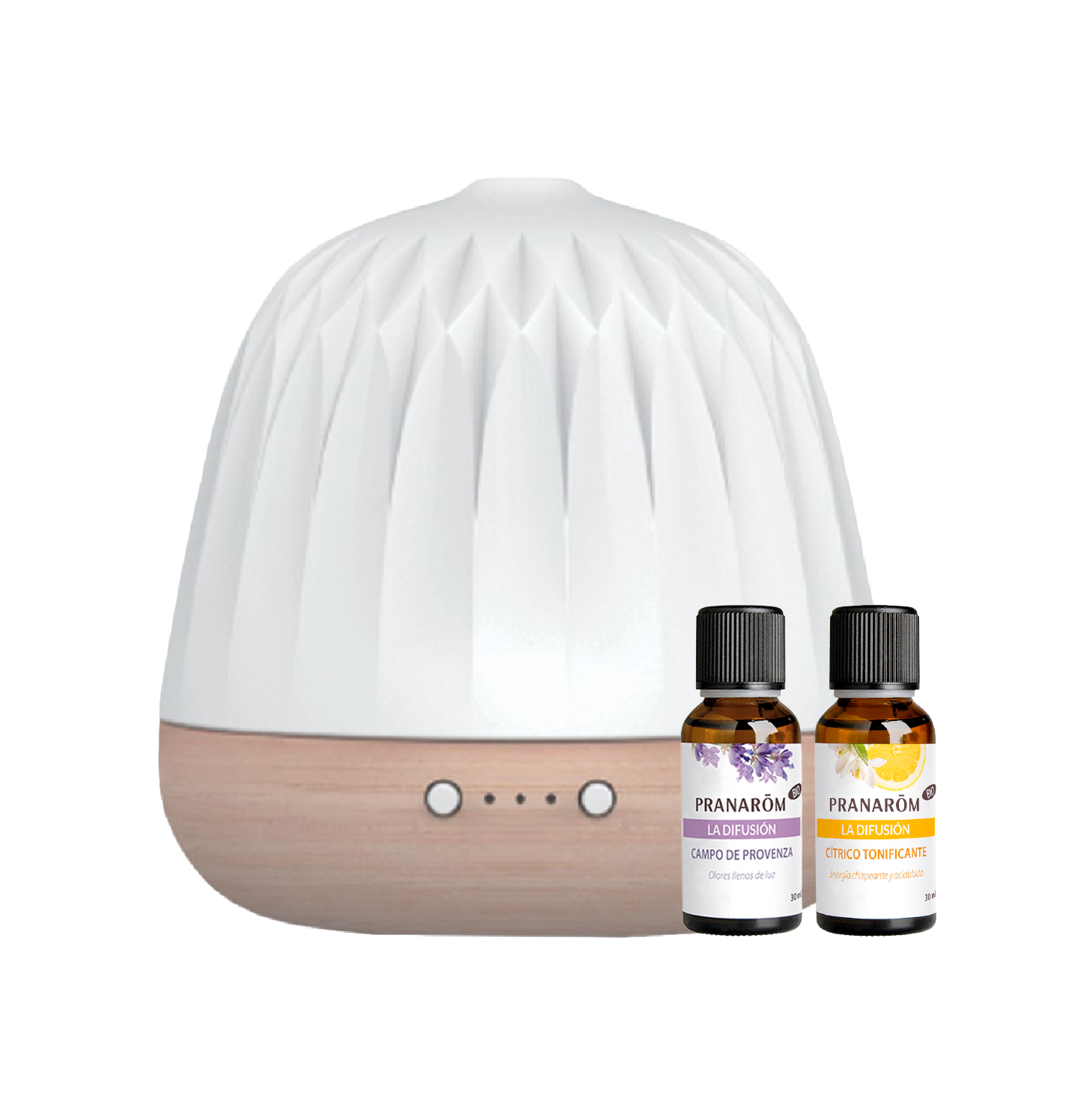 Pack difusor de cera Pranarom Barocco + Sinergias Campos de Provenza y Cítricos Tonificantes