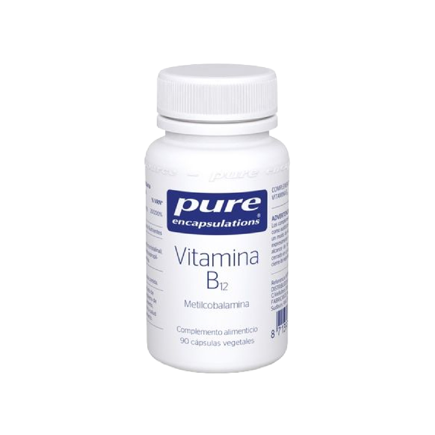 Pure Encapsulations Vitamina B12 90 Cápsulas