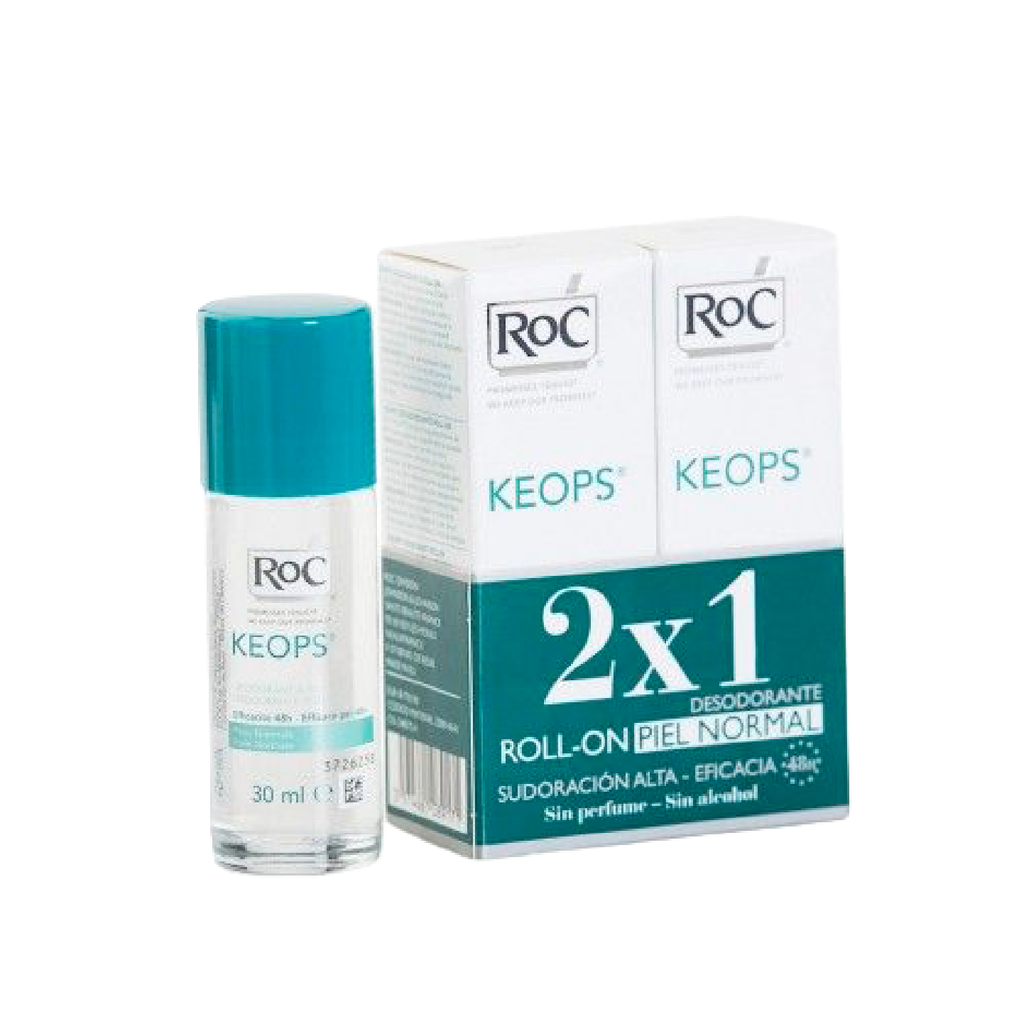 RoC Keops Desodorizante Roll-on x 2 Unidades