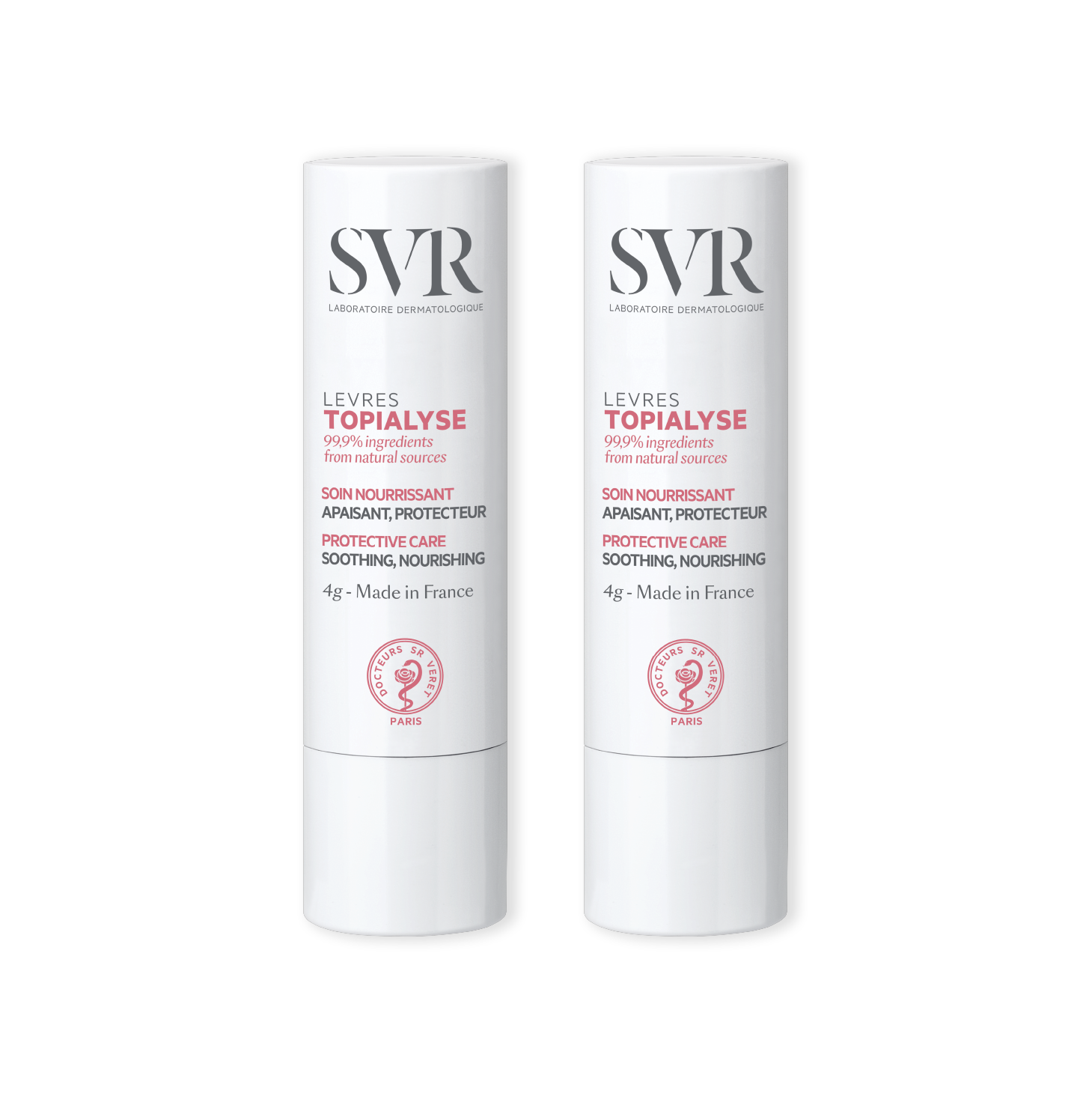 SVR Topialyse Stick Labial Vegetal 4g x 2 Unidades