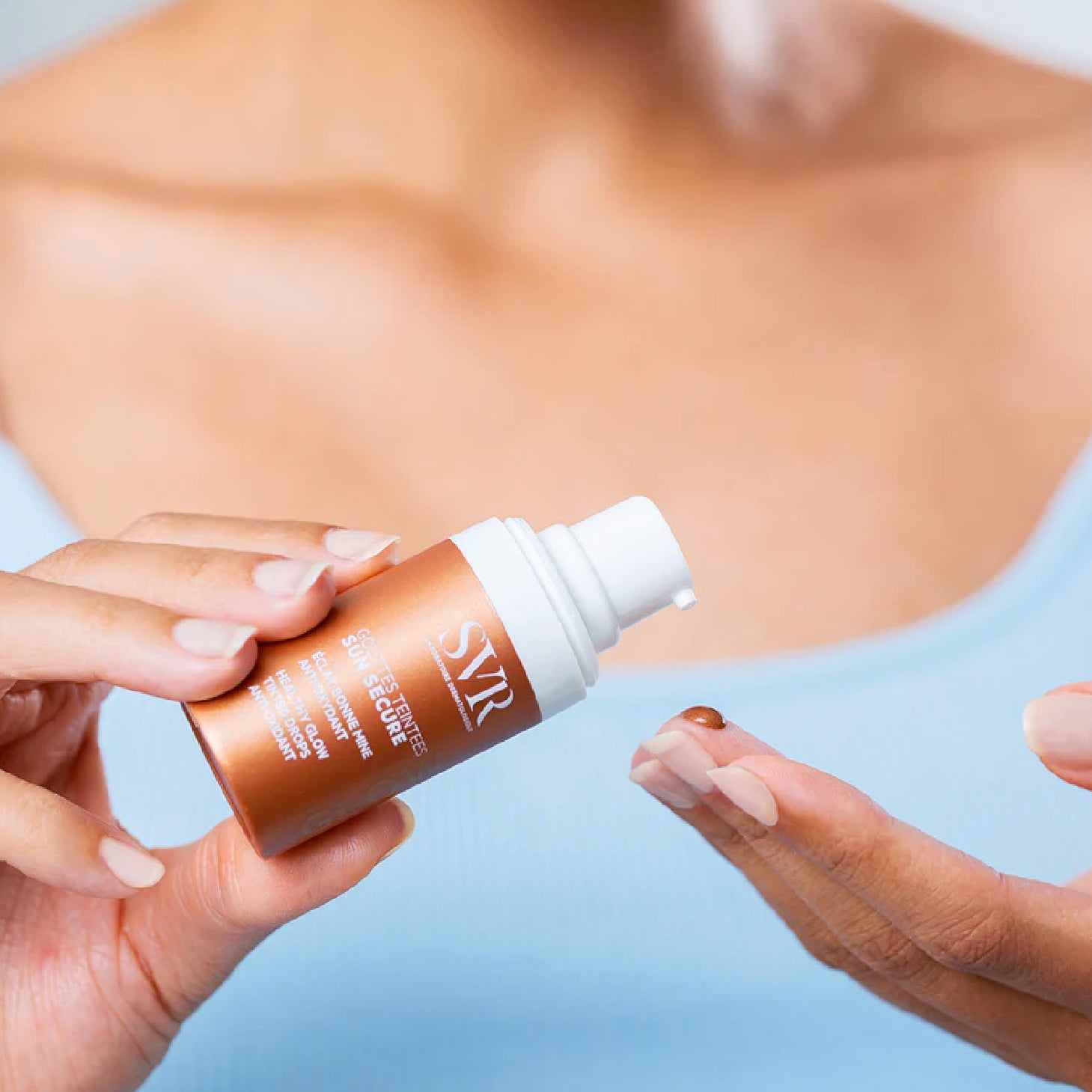 SVR Sun Secure Glow Gotas Iluminadoras Cor 15 ml