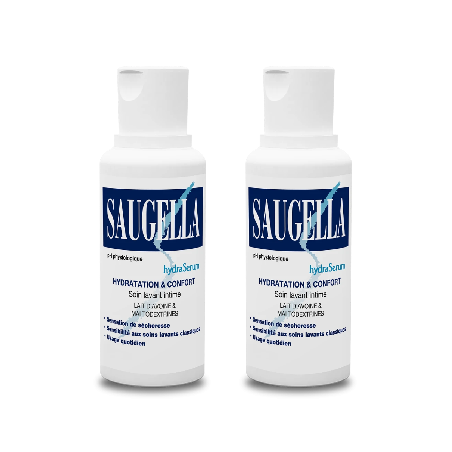 Saugella HydraSerum Emulsão Higiene Íntima 200ml x 2 Unidades