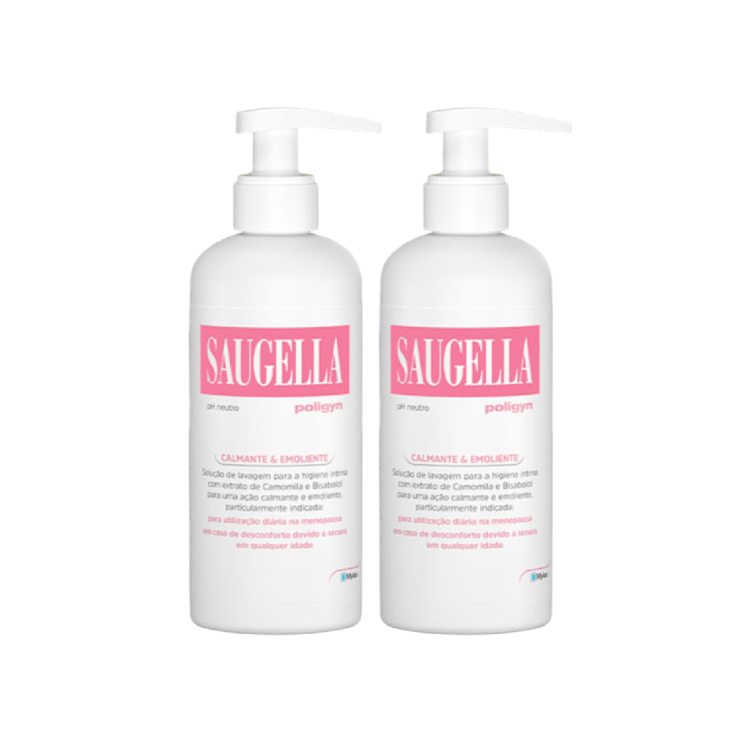 Saugella Poligyn Emulsão Higiene Íntima com Doseador 250ml x 2 Unidades