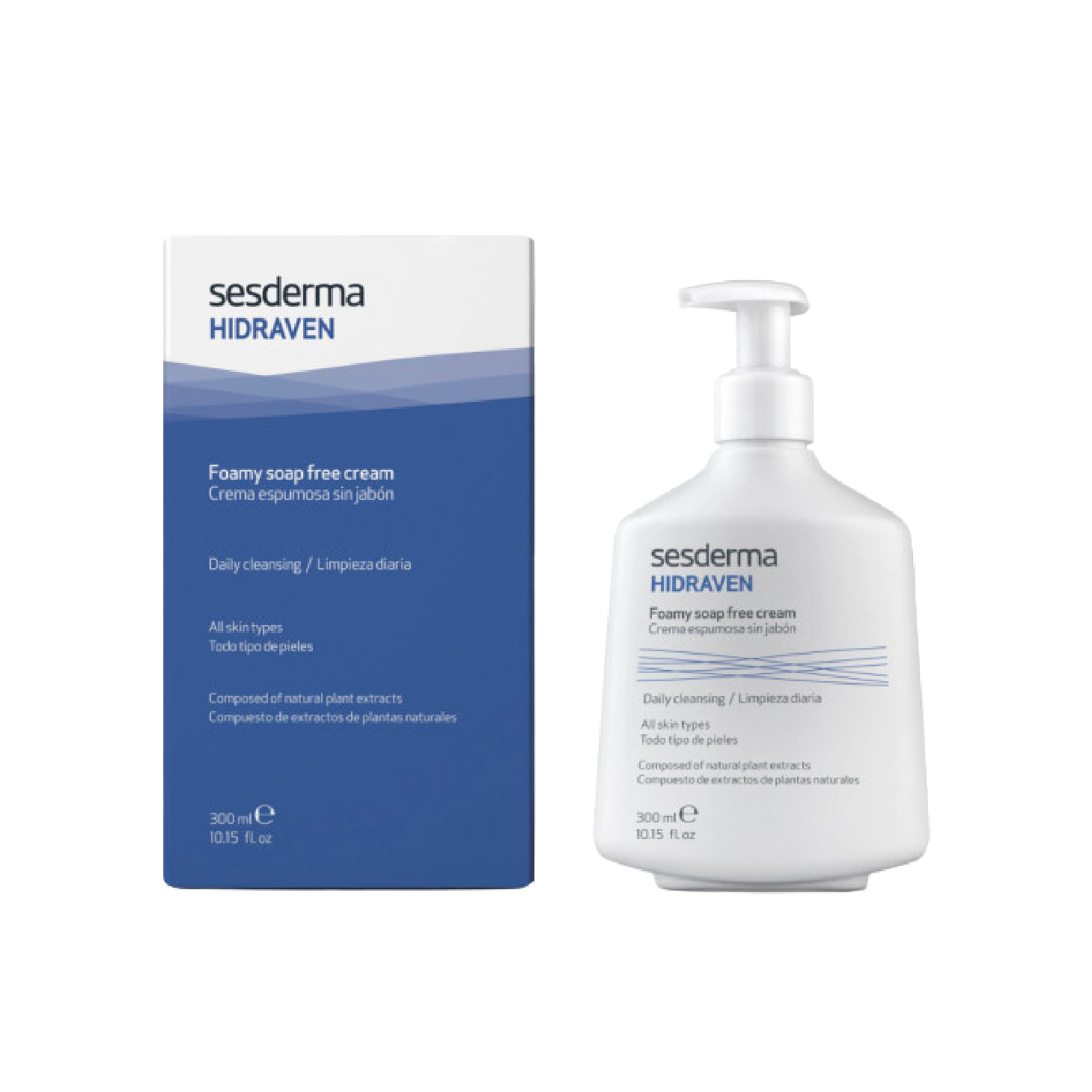 Sesderma Hidraven Creme Facial Sem Sabão 300ml