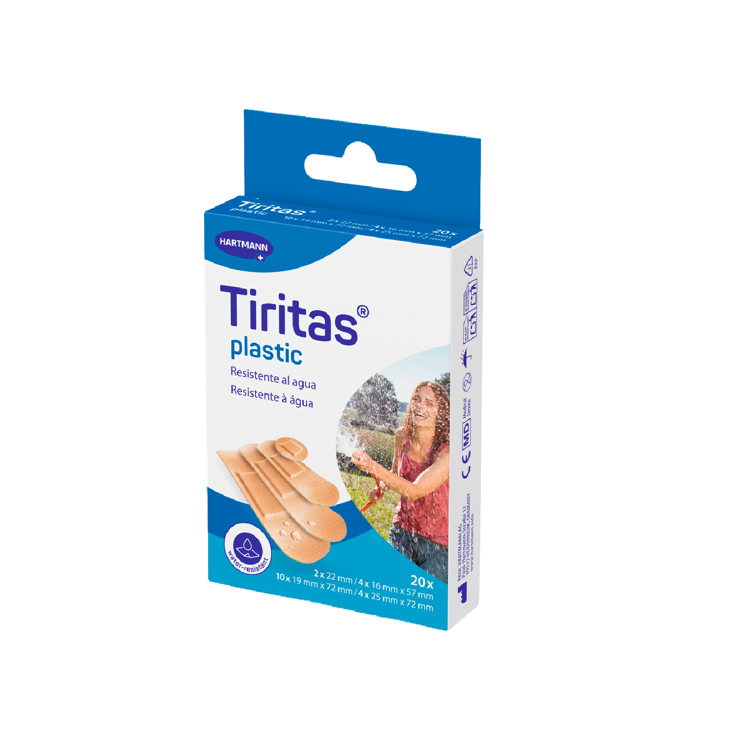 Tiritas Plastic Pensos Rápidos 4 Tamanhos 20 Unidades