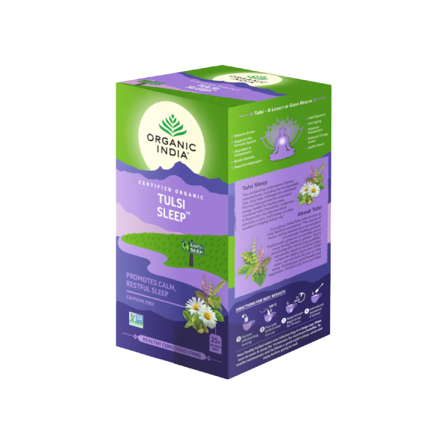 Tulsi Sleep Organic India 25 Saquetas