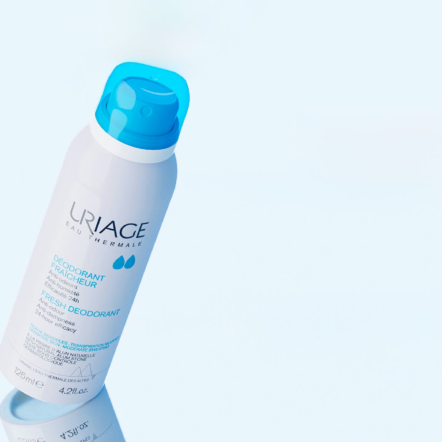 Uriage Desodorizante Spray Refrescante 125ml x 2 Unidades