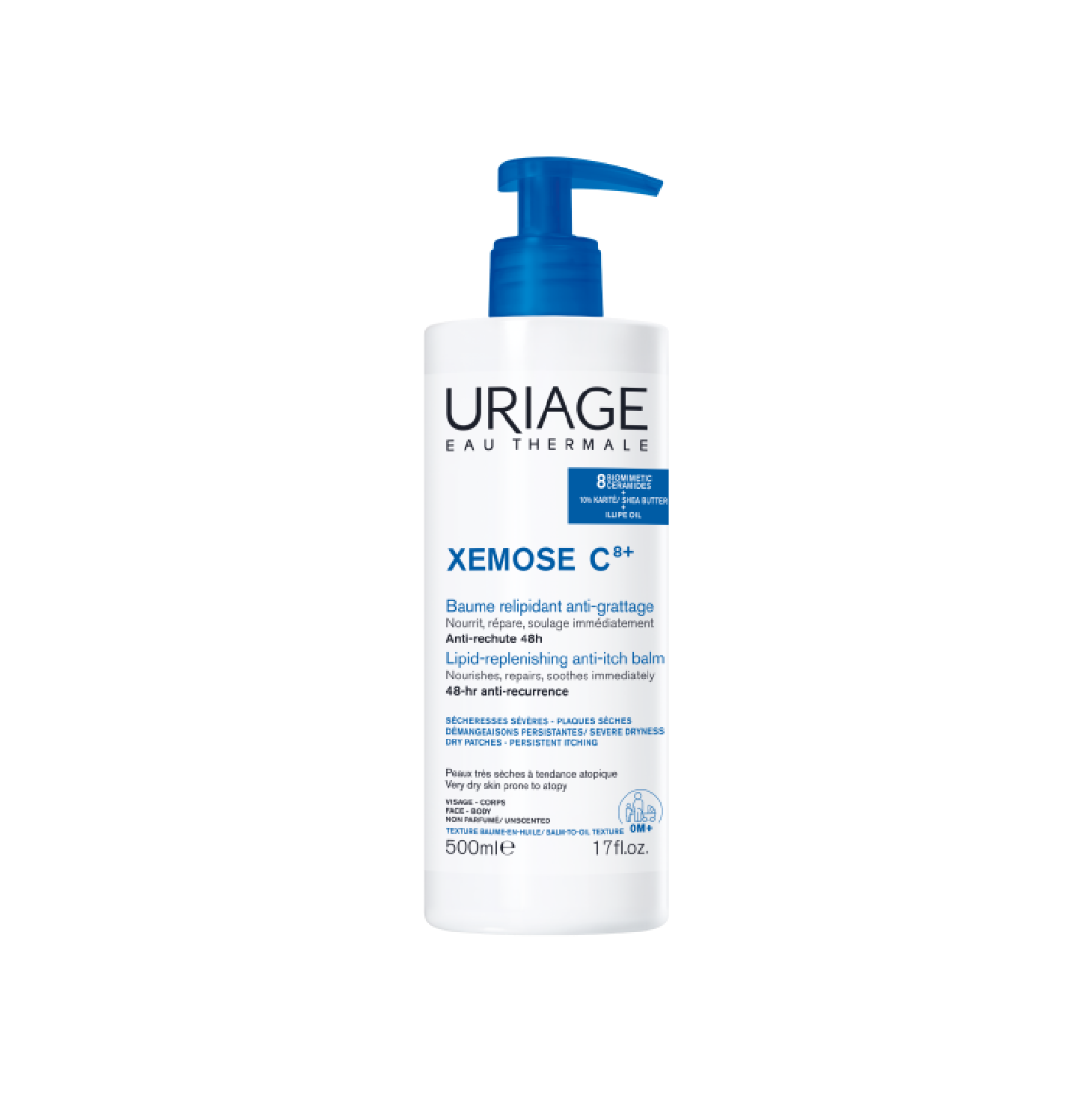Uriage Xémose C8+ Bálsamo Relipidante Anti-prurido 500ml