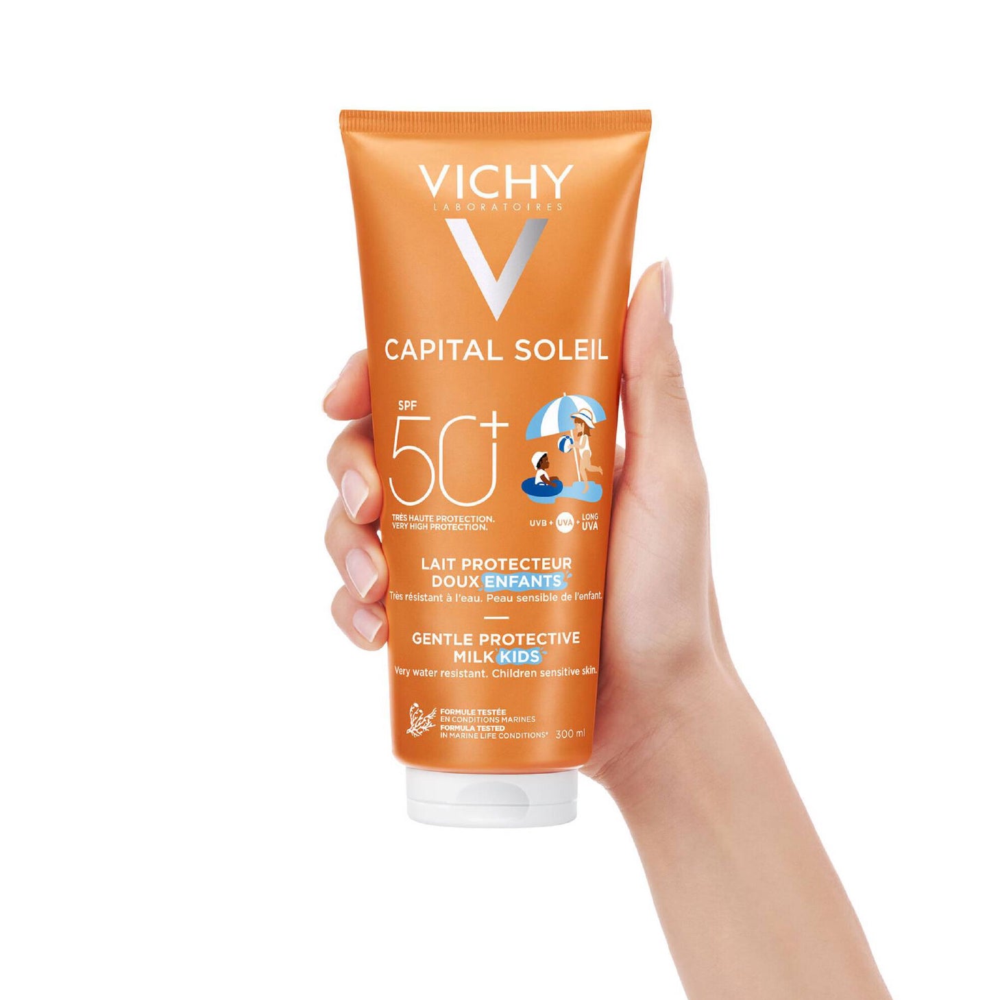 Leche infantil Vichy Capital Soleil FPS 50+ 300 ml