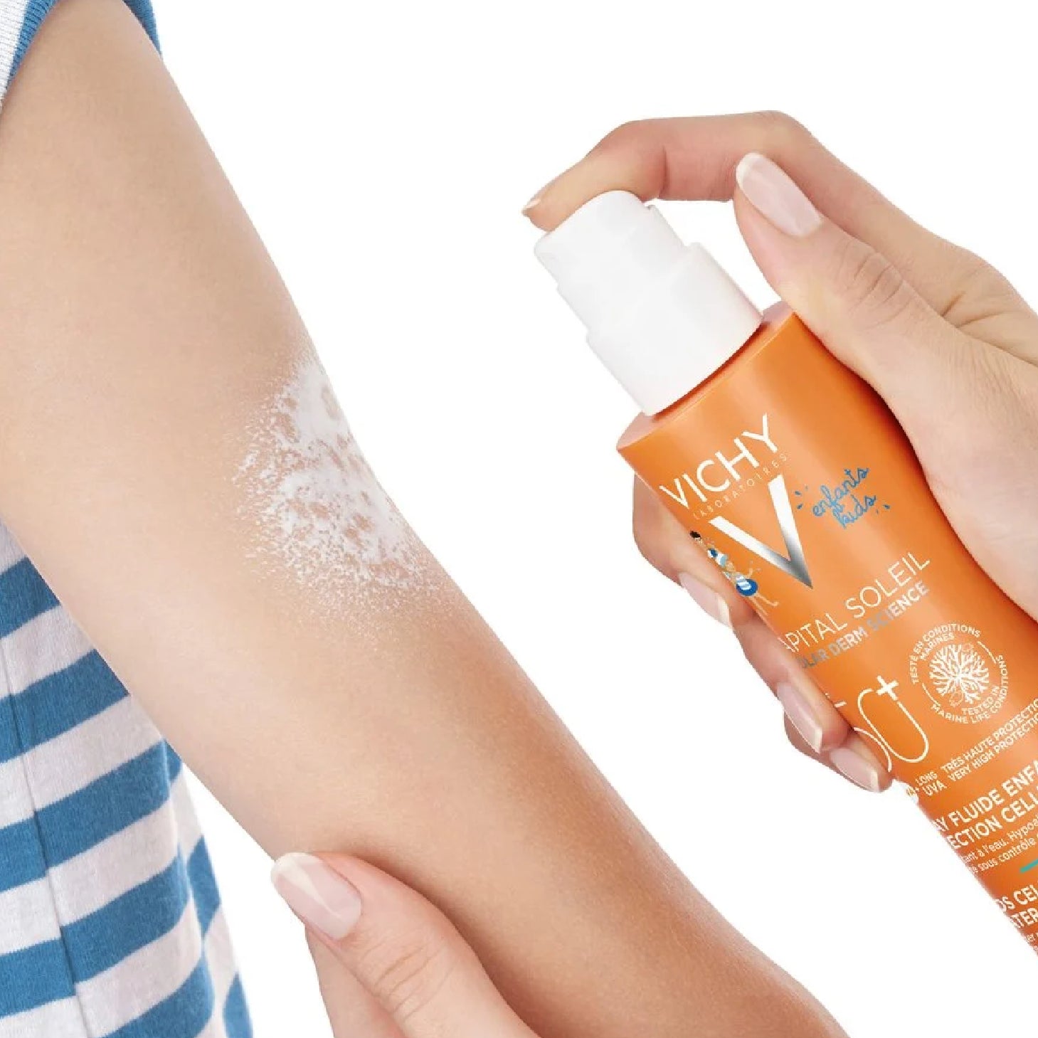 Vichy Capital Soleil Spray Cell Protect Fluido Invisível Crianças SPF50+ 200ml