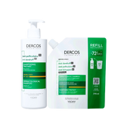 Vichy Dercos Champô Anticaspa Cabelo Normal a Seco 390ml + Refill 390ml