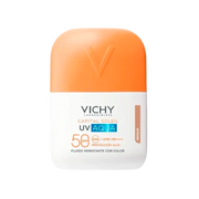 Vichy Capital Soleil UV Aqua Fluido Hidratante SPF50 Tom Médio