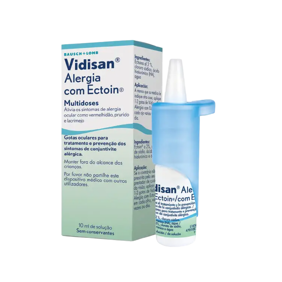 Vidisan Allergy Ectoin Gotas para los ojos 10 ml