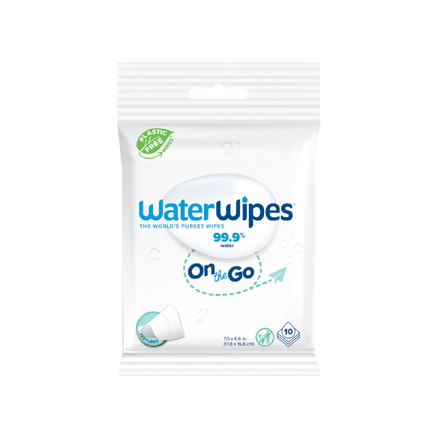 Waterwipes Toalhitas Bio On the Go x 10 Unidades