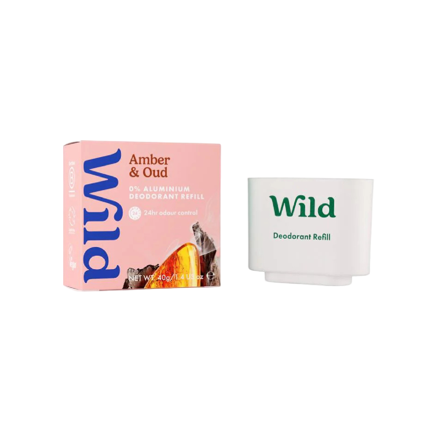 Wild Desodorizante Natural Recarga Âmbar e Ágar