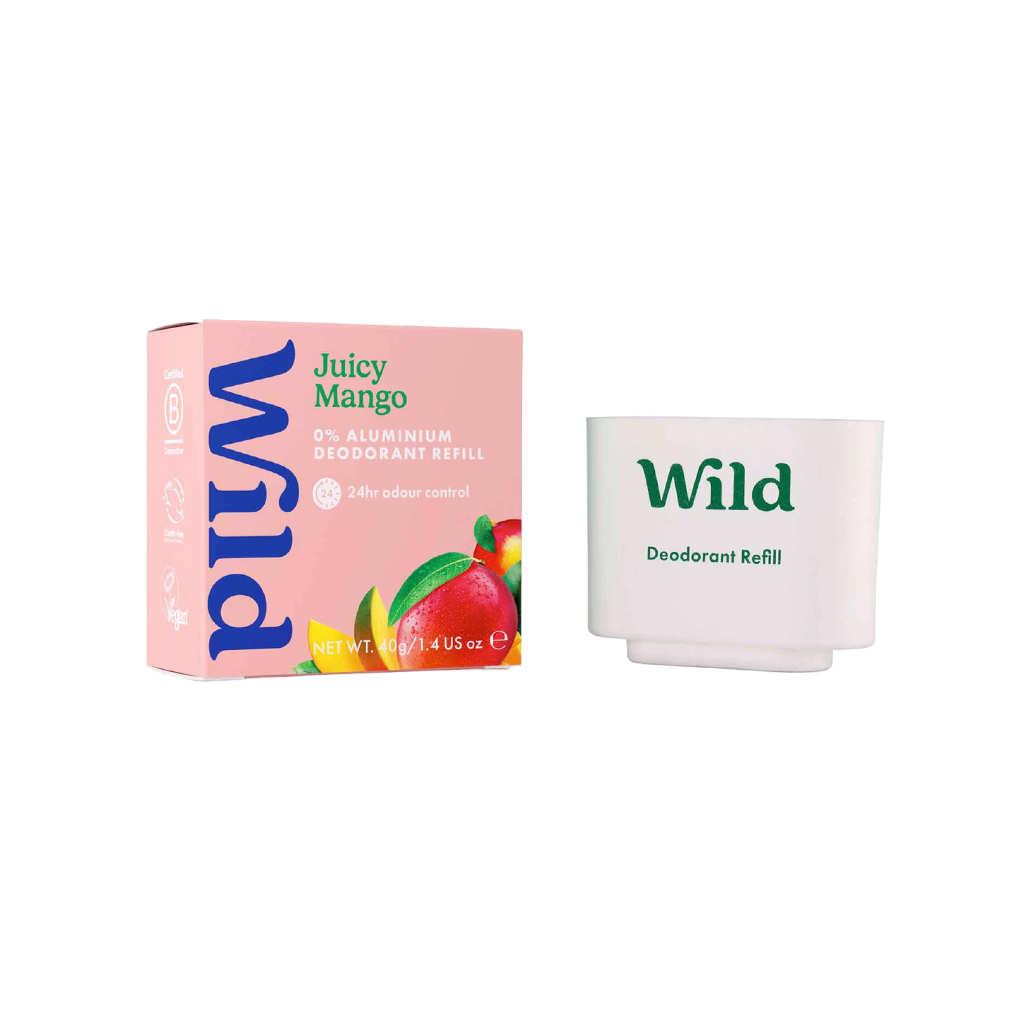 Wild Desodorizante Natural Recarga Juicy Mango