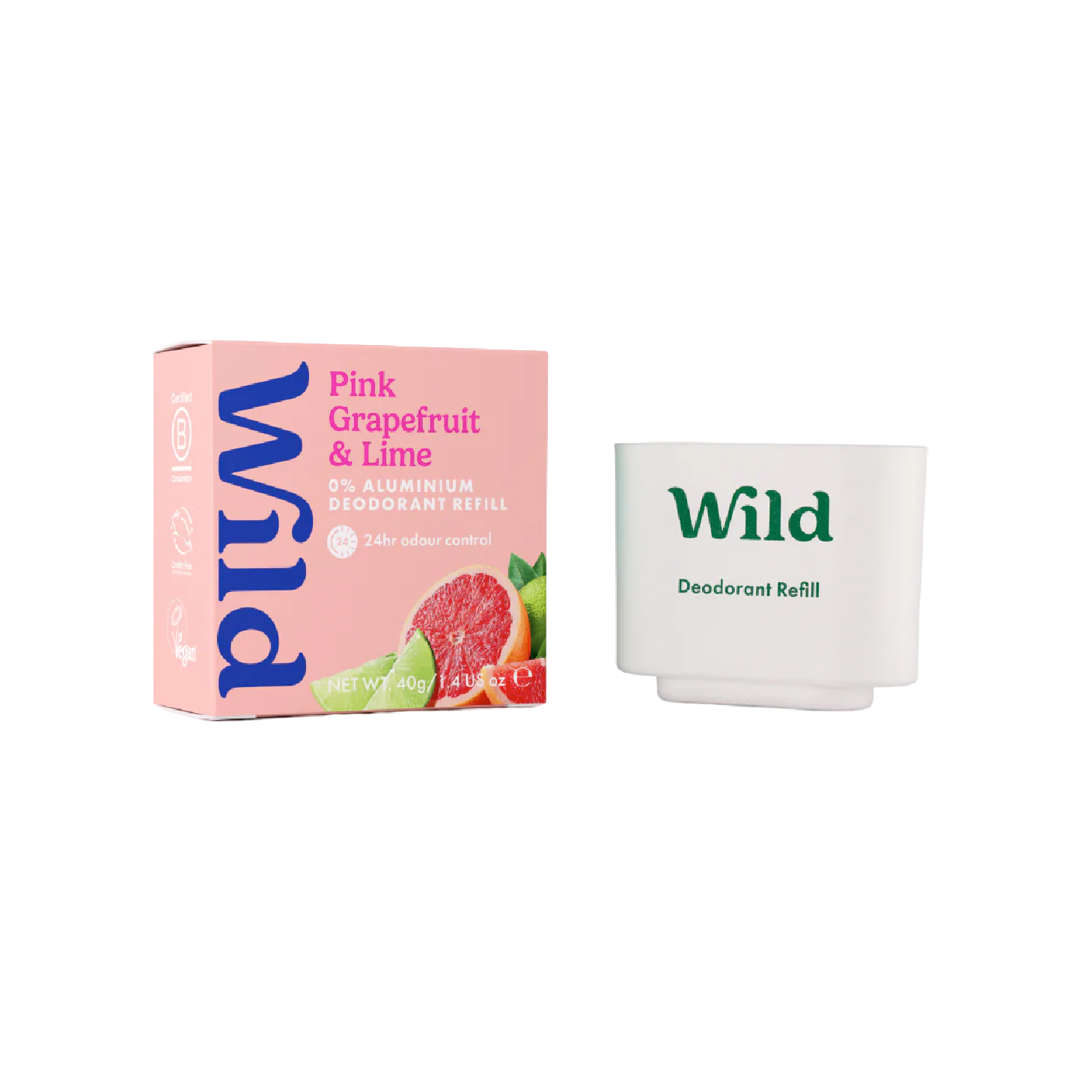 Wild Desodorizante Natural Recarga Toranja e Lima